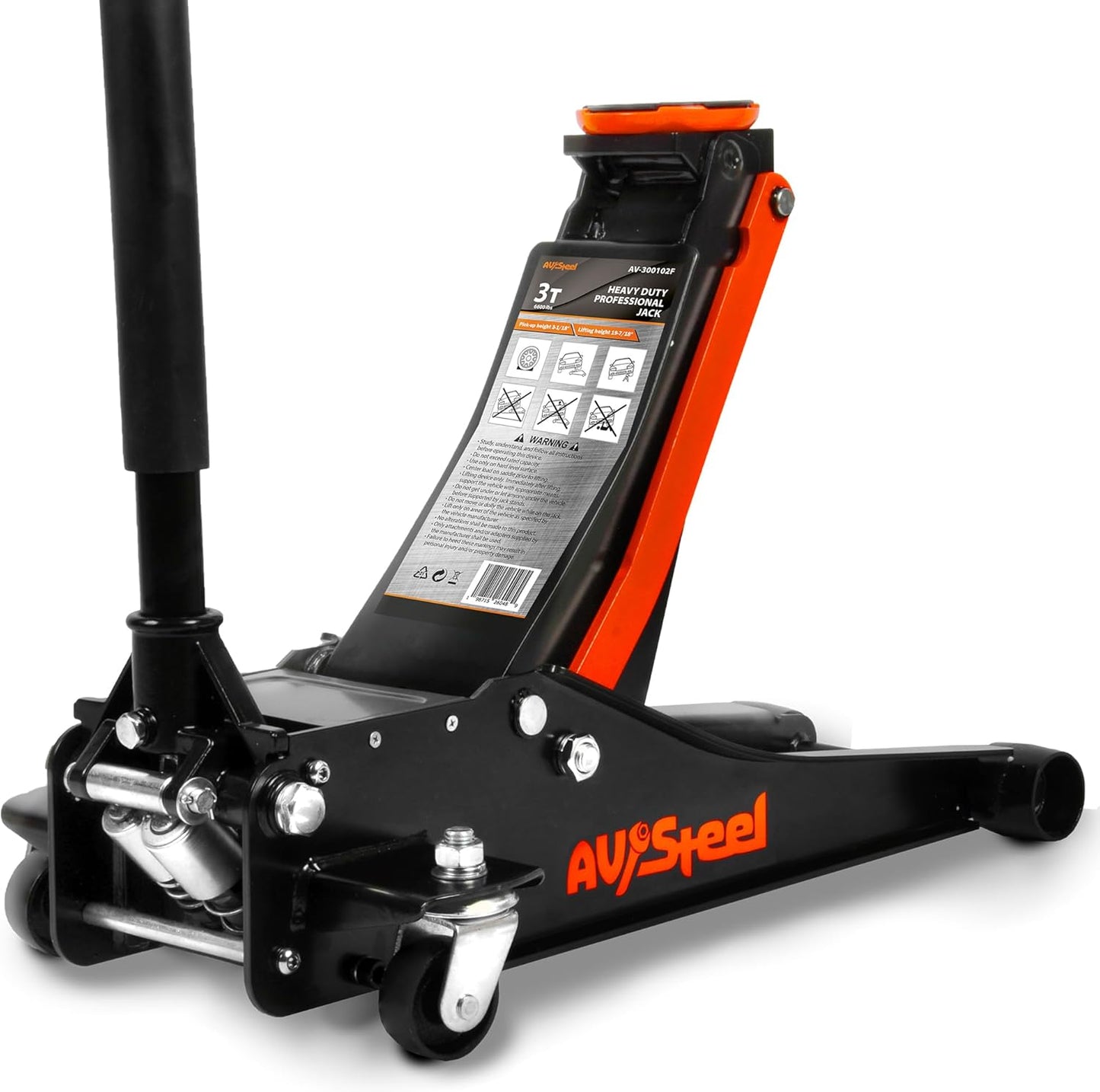Low Profile Floor Jack 3 Ton for Heavy-Duty Vehicle Lifting