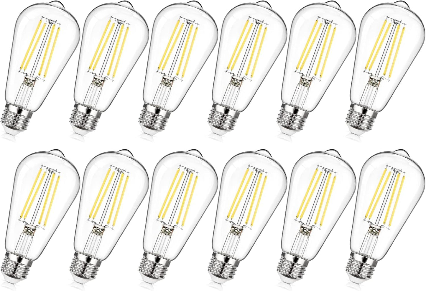 Dimmable Vintage LED Edison Bulbs for Bright, Cozy Lighting