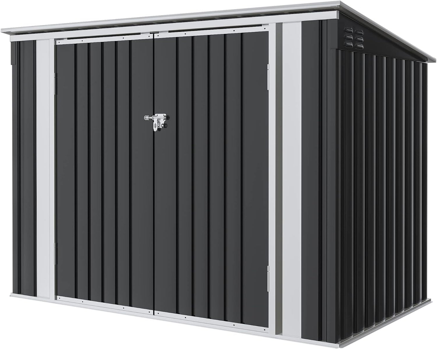 Greesum 5.8x3.3 FT Outdoor Storage Shed for Lawn Tools and More