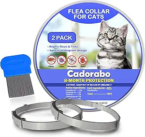 Flea and Tick Collar for Cats with Natural Essential Oils
