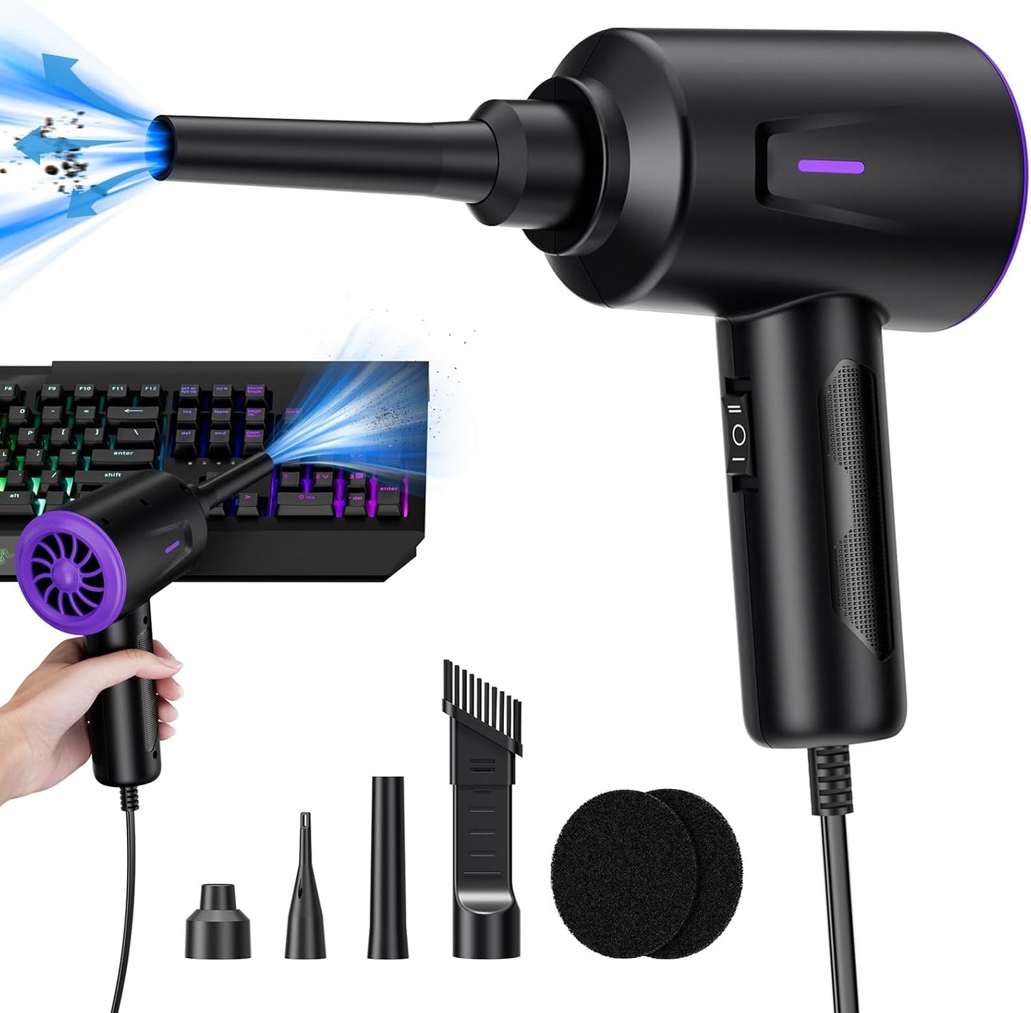 Energy Efficient Keyboard Cleaner - Goweto - Purple