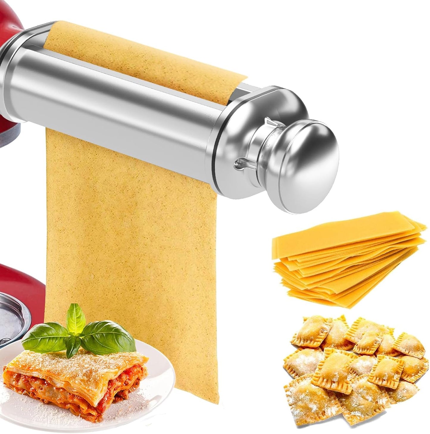 Airpro Stainless Steel Pasta Maker: 8 Thickness Settings