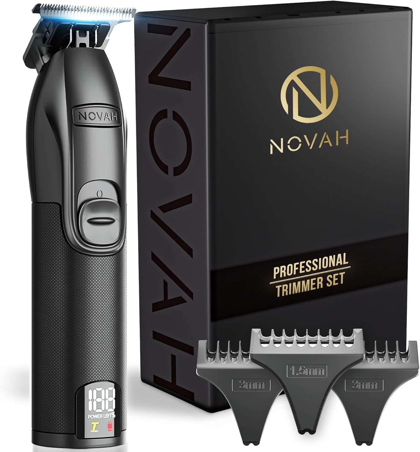 Professional Hair Trimmer for Men - Cordless Barber T Trimmers