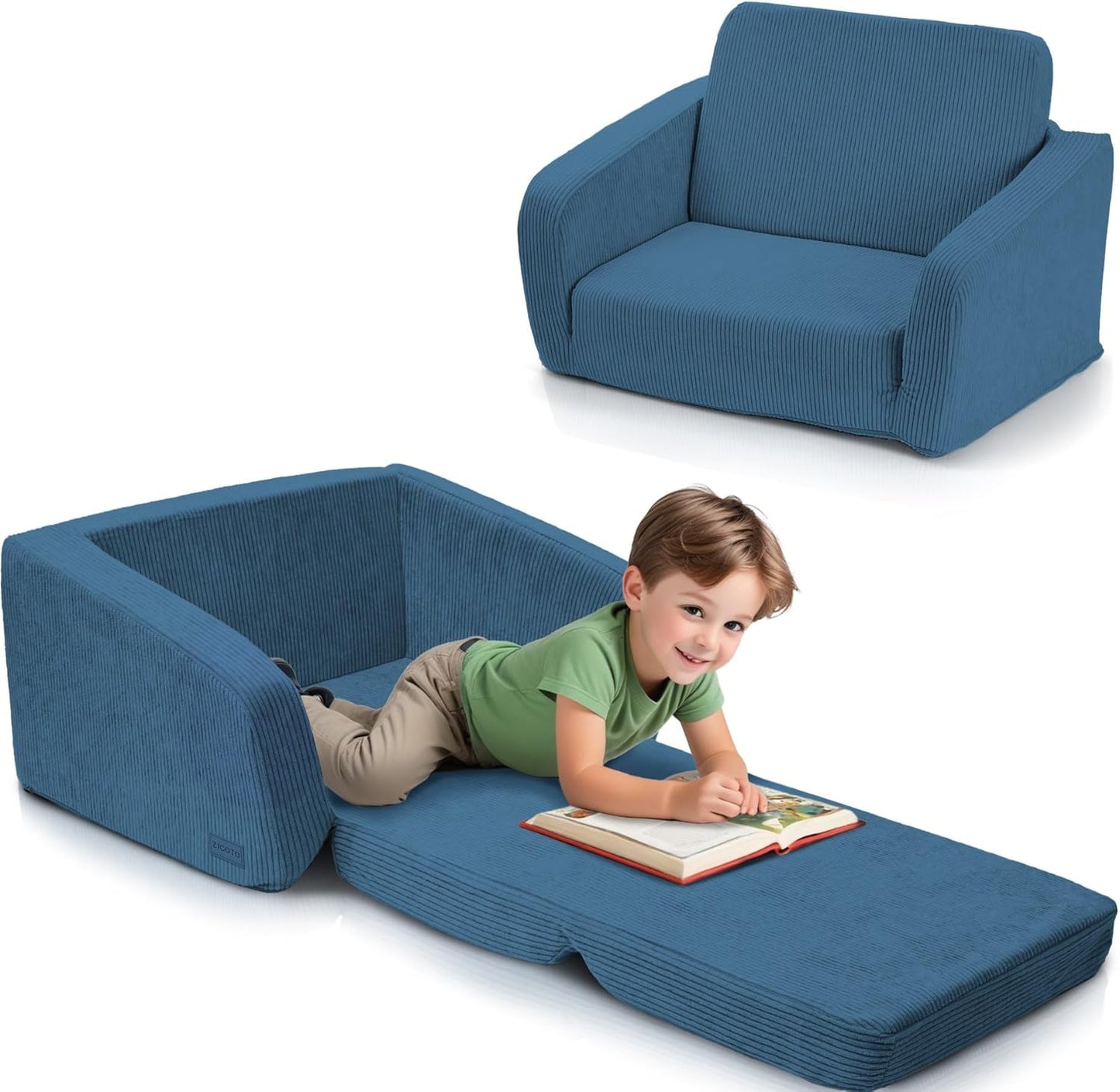 ZICOTO Sturdy Toddler Chair and Couch - Perfect Kids Sofa