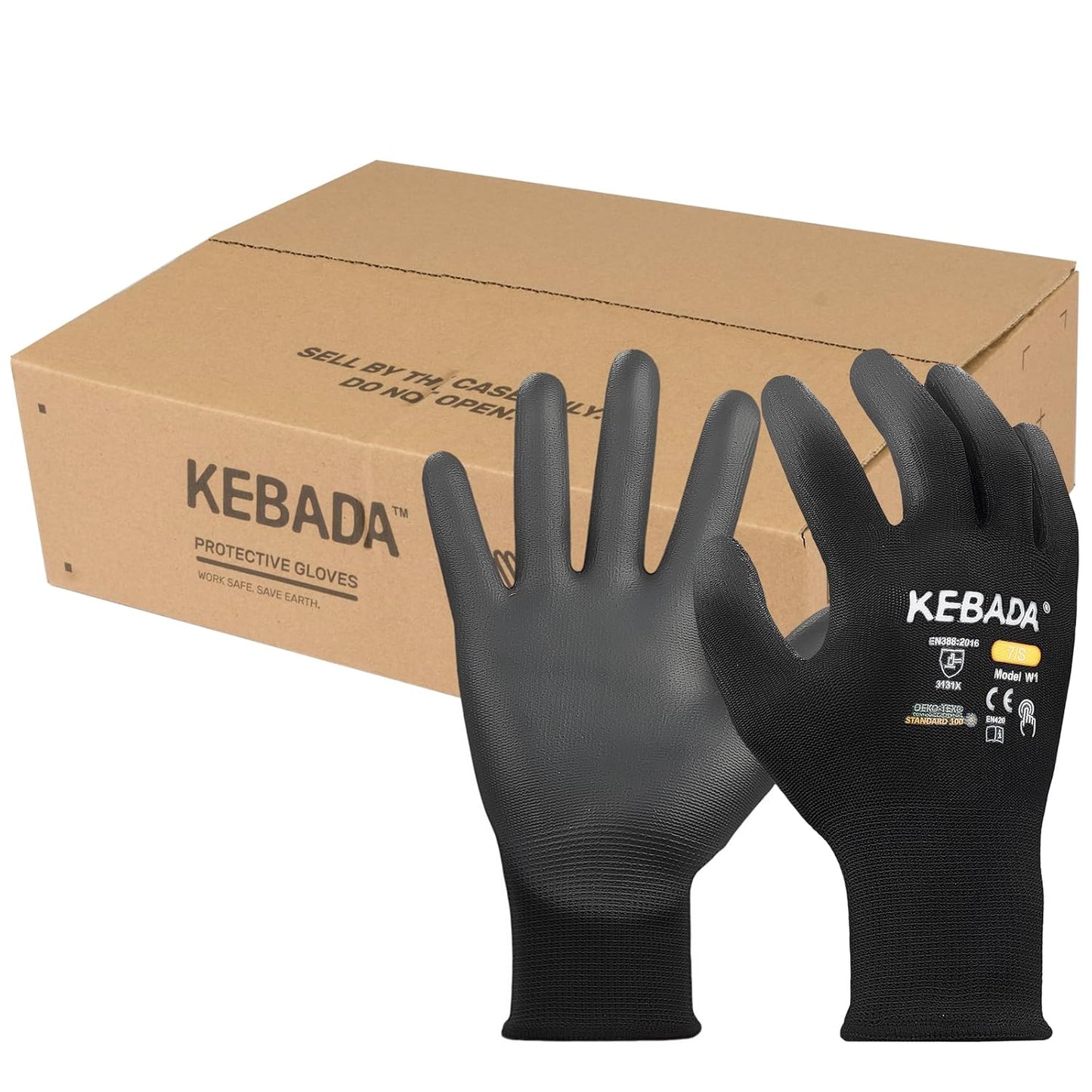 Kebada W1 Safety Work Gloves with Touch Screen and Grip