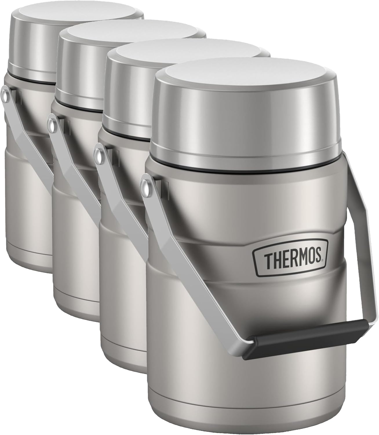 THERMOS Stainless King Vacuum-Insulated Food Jar with Handle