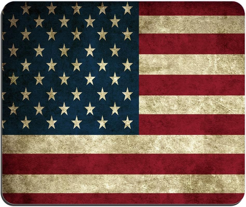Custom USA Flag Mouse Mat - Ergonomic Design