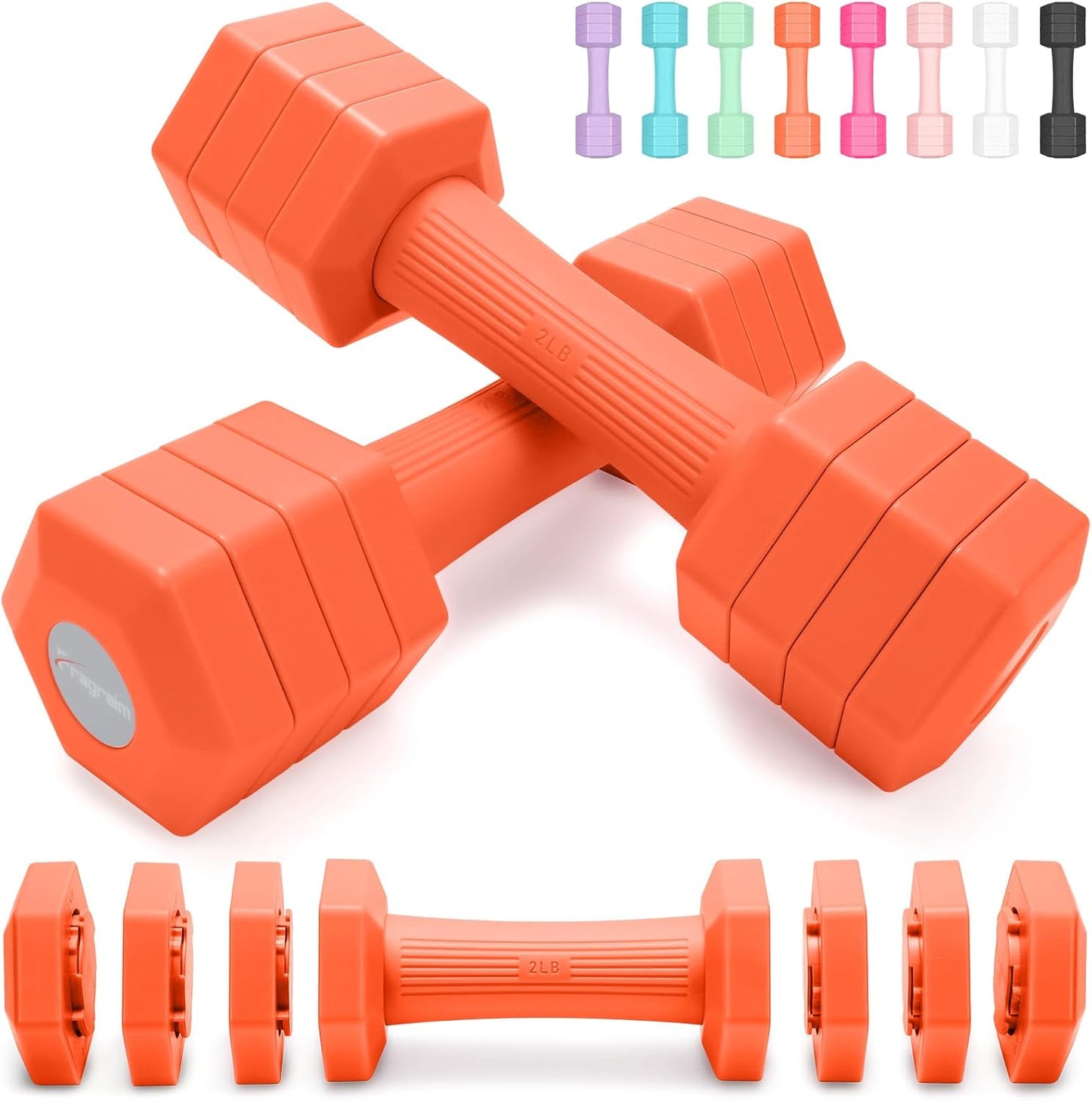Adjustable Dumbbells Set for Home Gym Exercise Fitness
