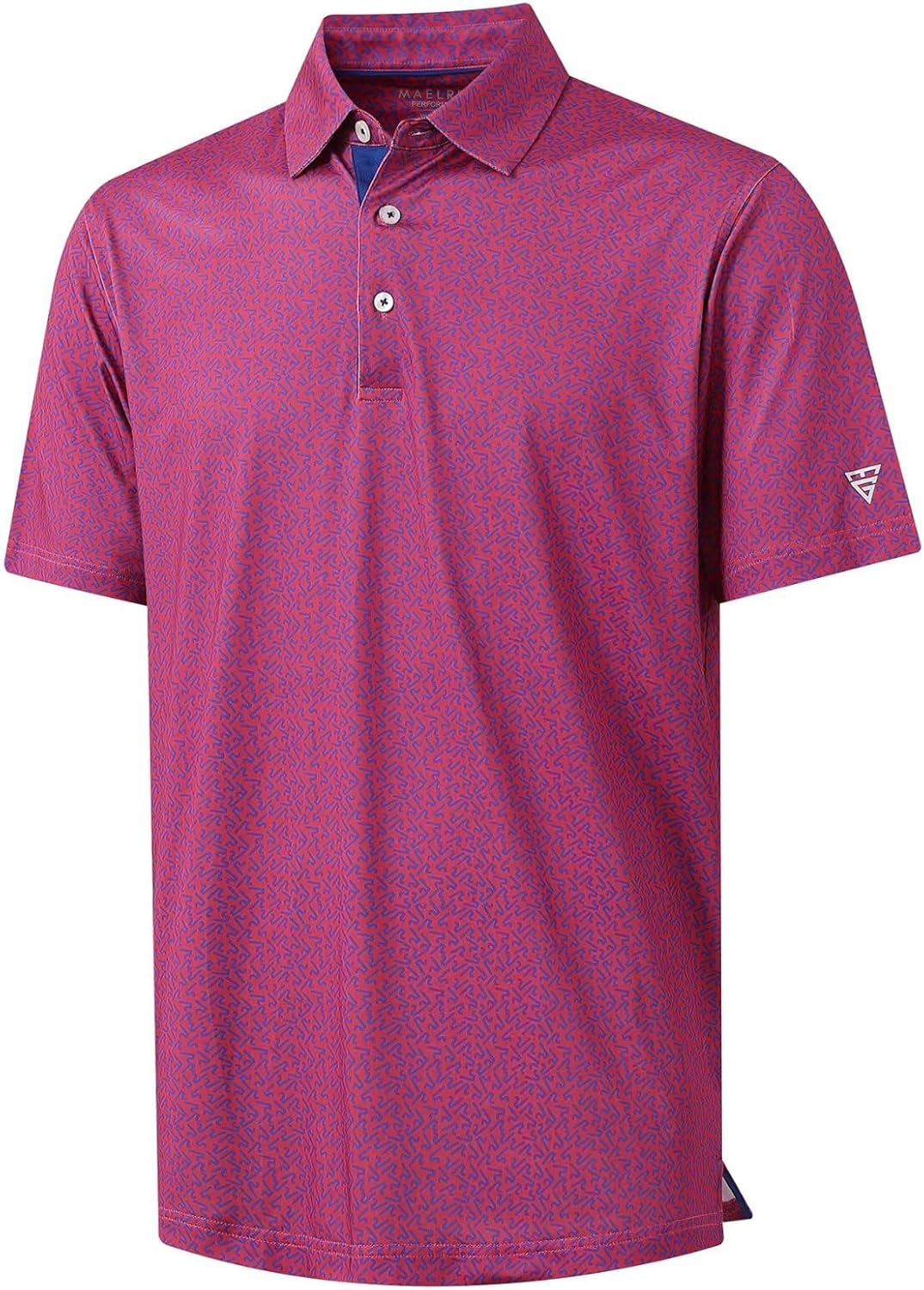 M MAELREG Mens Golf Shirt Short Sleeve Dry Fit Performance Polo