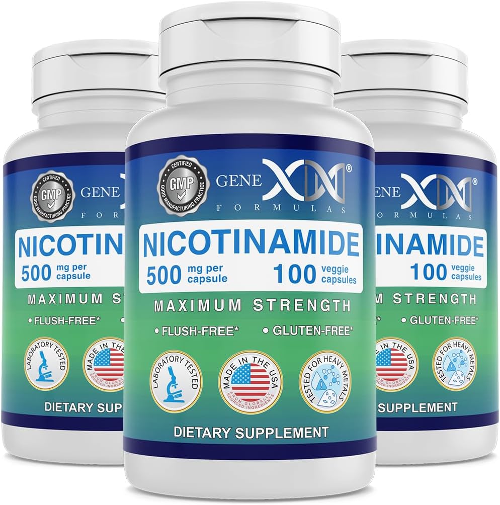 Nicotinamide 500mg Capsules for Healthy Skin and Energy Boost