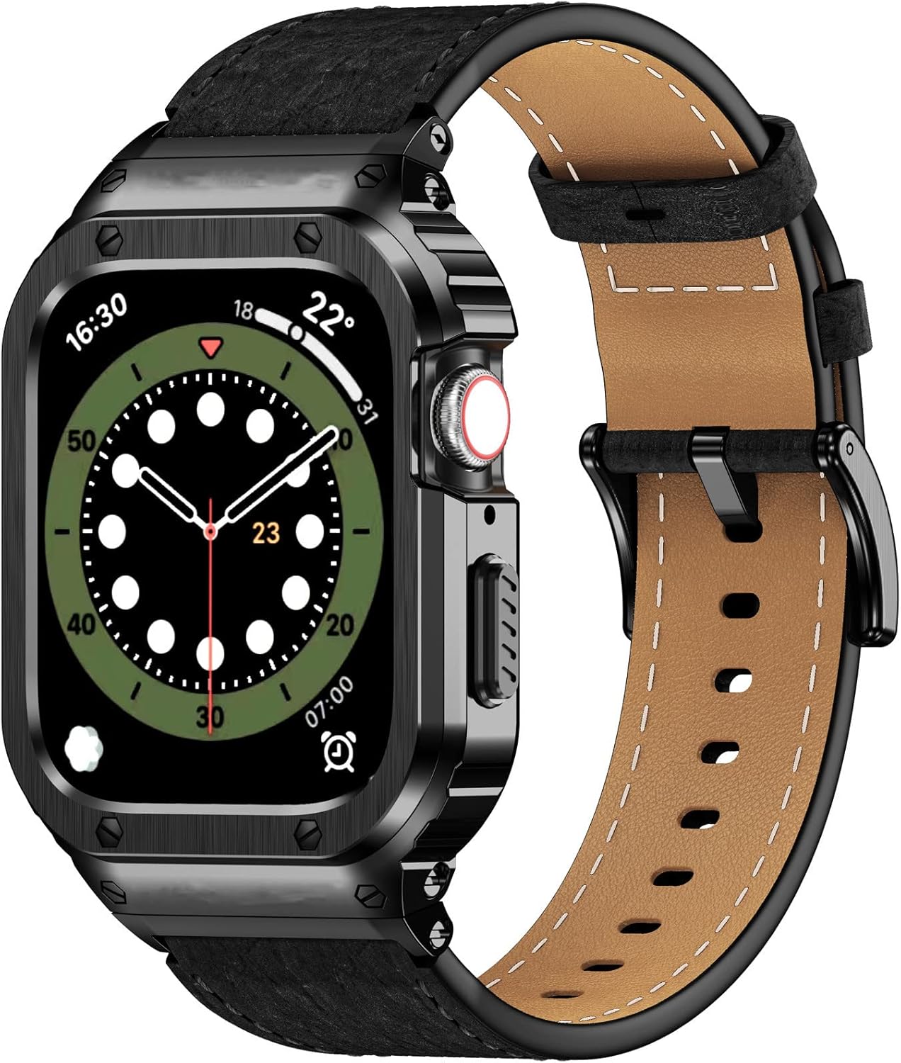 SUPLINK Leather Band for Apple Watch Ultra & Series 1-9 Models