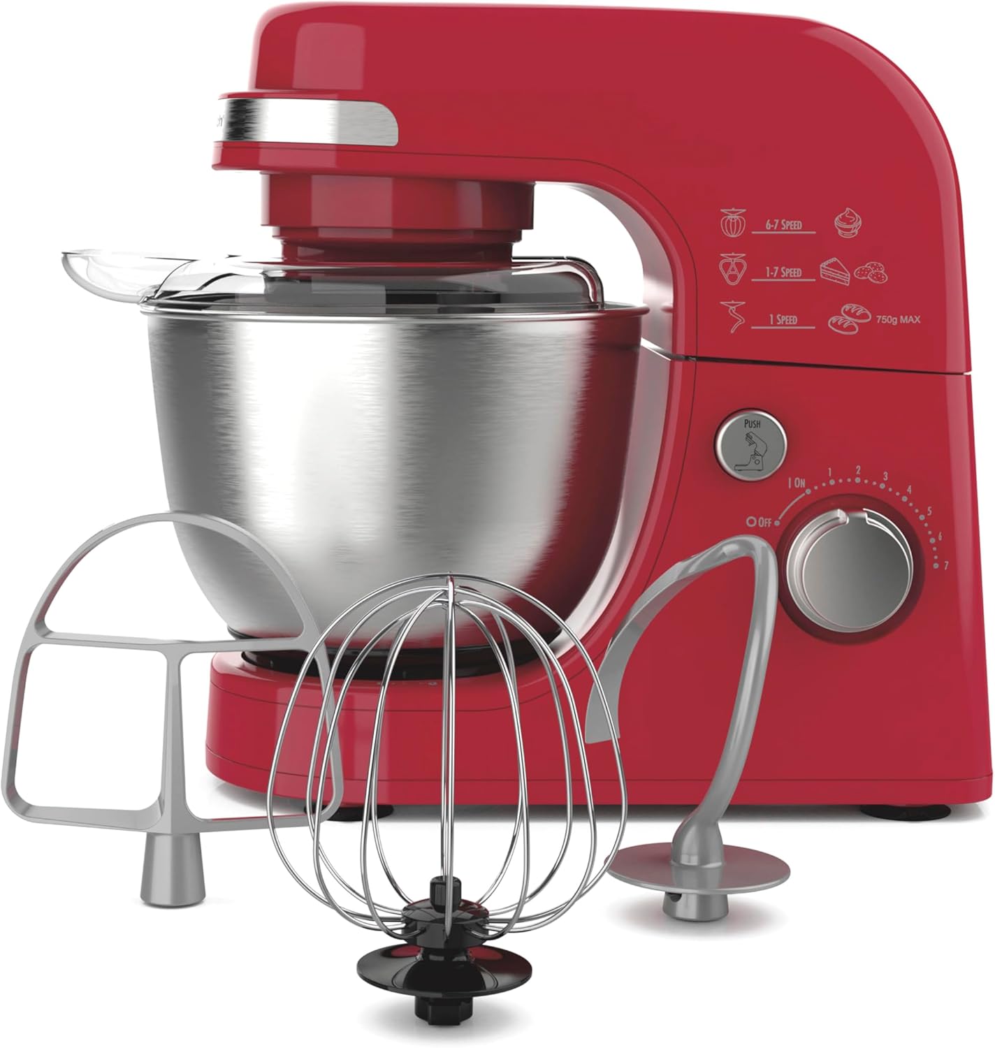 Hamilton Beach Electric Stand Mixer with 4 Quart Bowl and Attachments