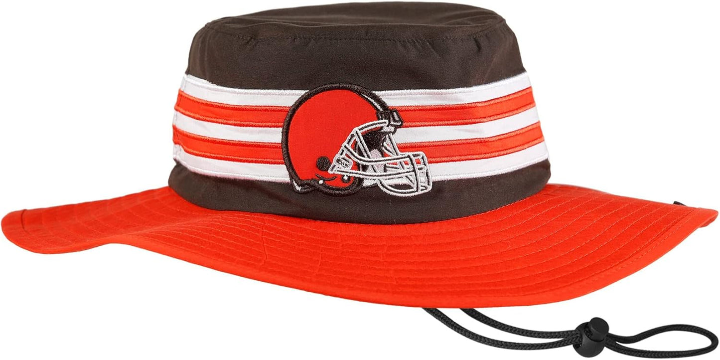 FOCO Men's NFL Team Logo Sun Bucket Boonie Hat for Outdoor Fun