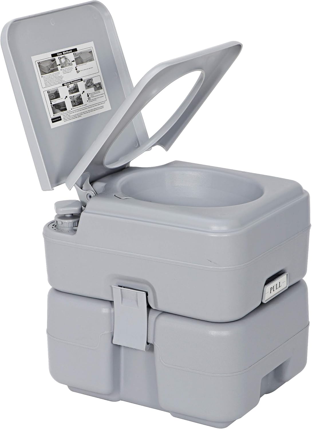 TEAYIR Portable Toilet: Flush Porta Potty for Camping