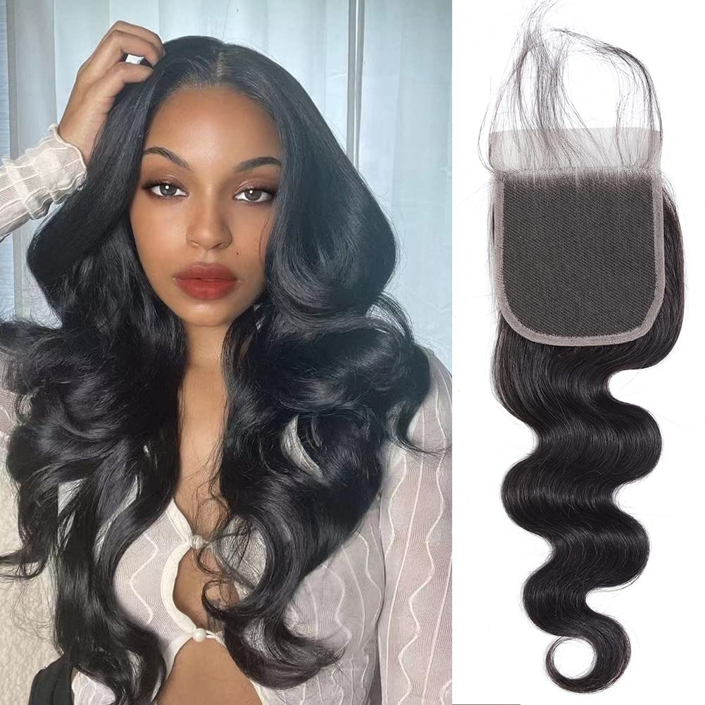 4x4 Transparent HD Lace Closure for Body Wave Hair Styles