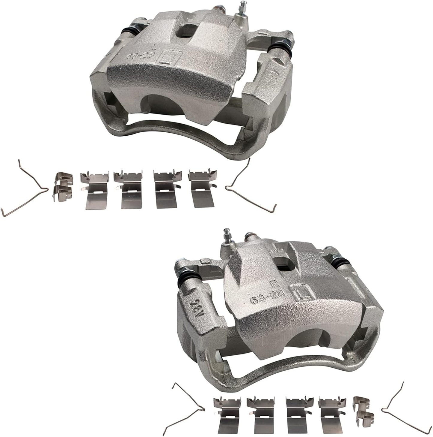 TRQ Front Brake Caliper Set for Lexus ES350 and Toyota Camry