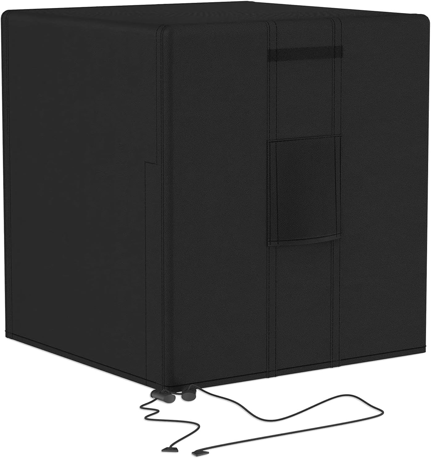 Protect Your Outdoor AC Unit - Waterproof & Windproof Cover, Black - 24x24x30