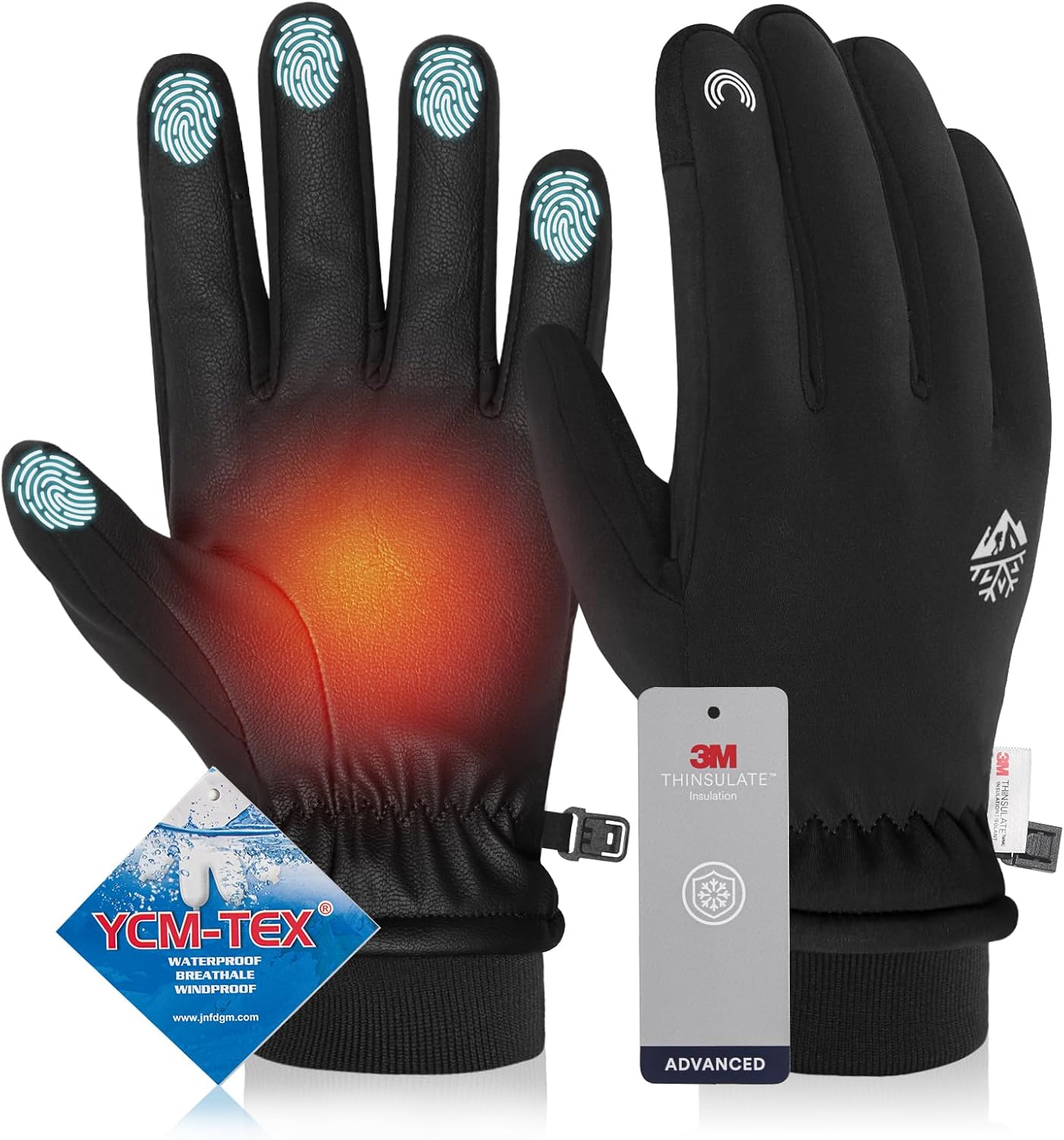 RIGWARL Waterproof Winter Gloves - Cold Weather Protection