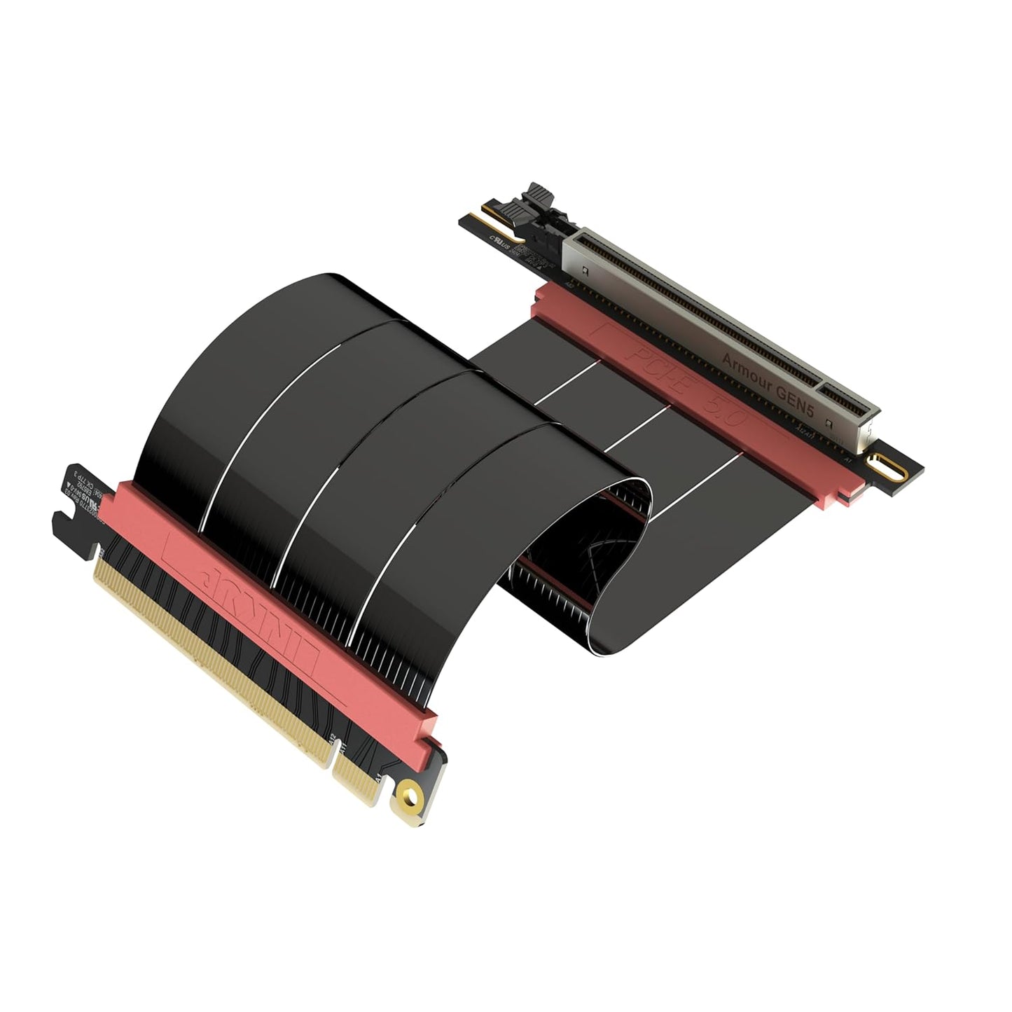 LINKUP PCIe 5.0 Riser Cable for Vertical GPU Mounting Needs