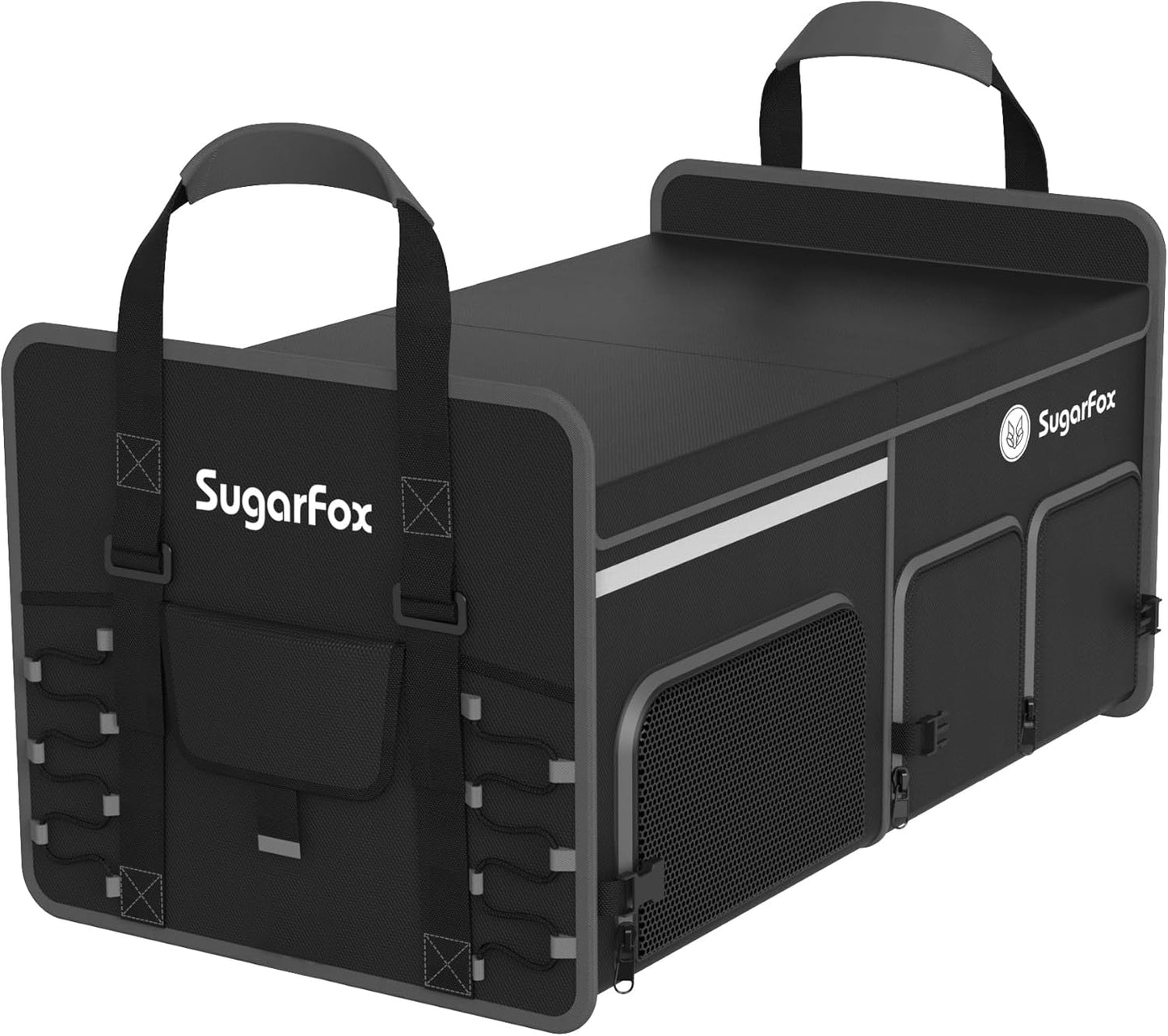 Car Trunk Organizer with Dedicated Shoe Space for SUVs and Cars