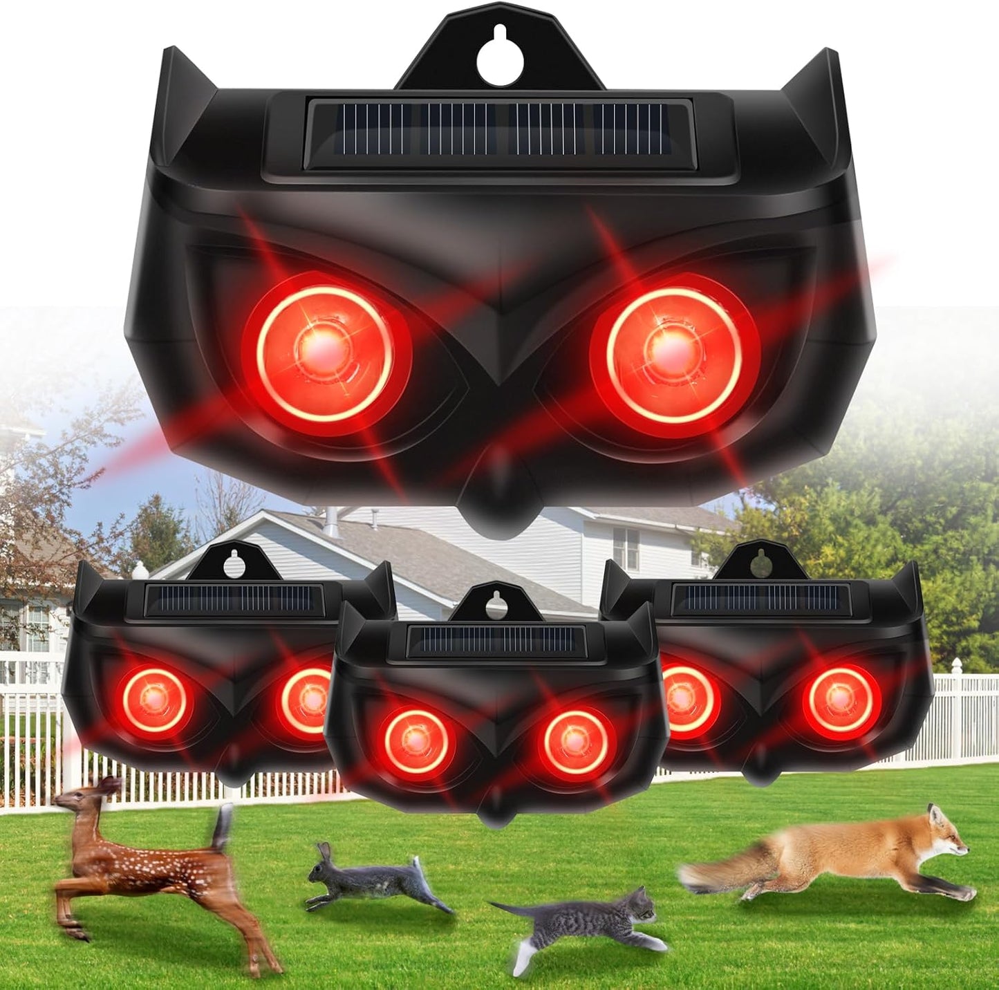 Solar Nocturnal Animal Repeller for Effective Predator Control