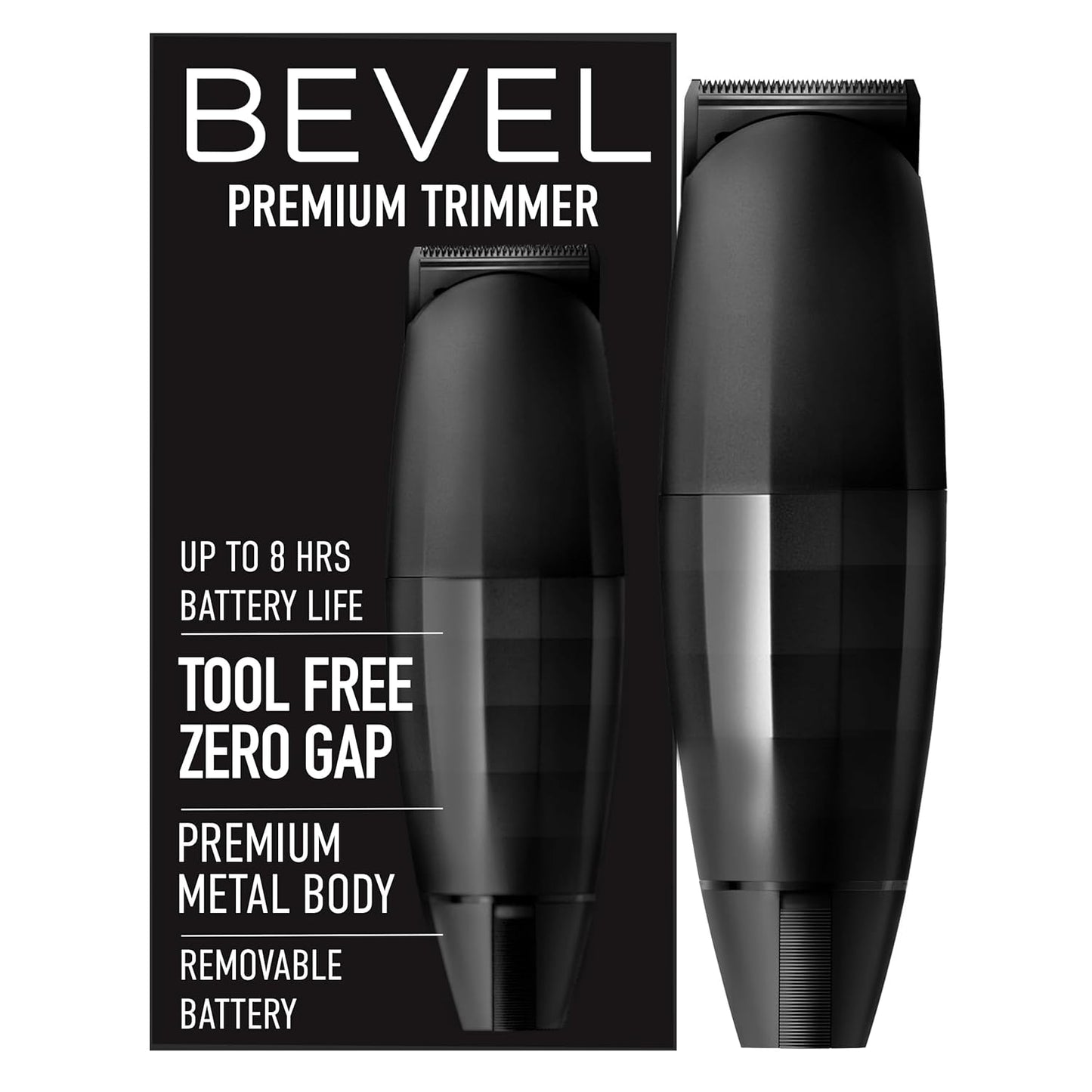 Bevel Beard Trimmer for Men - Cordless Precision Grooming Tool