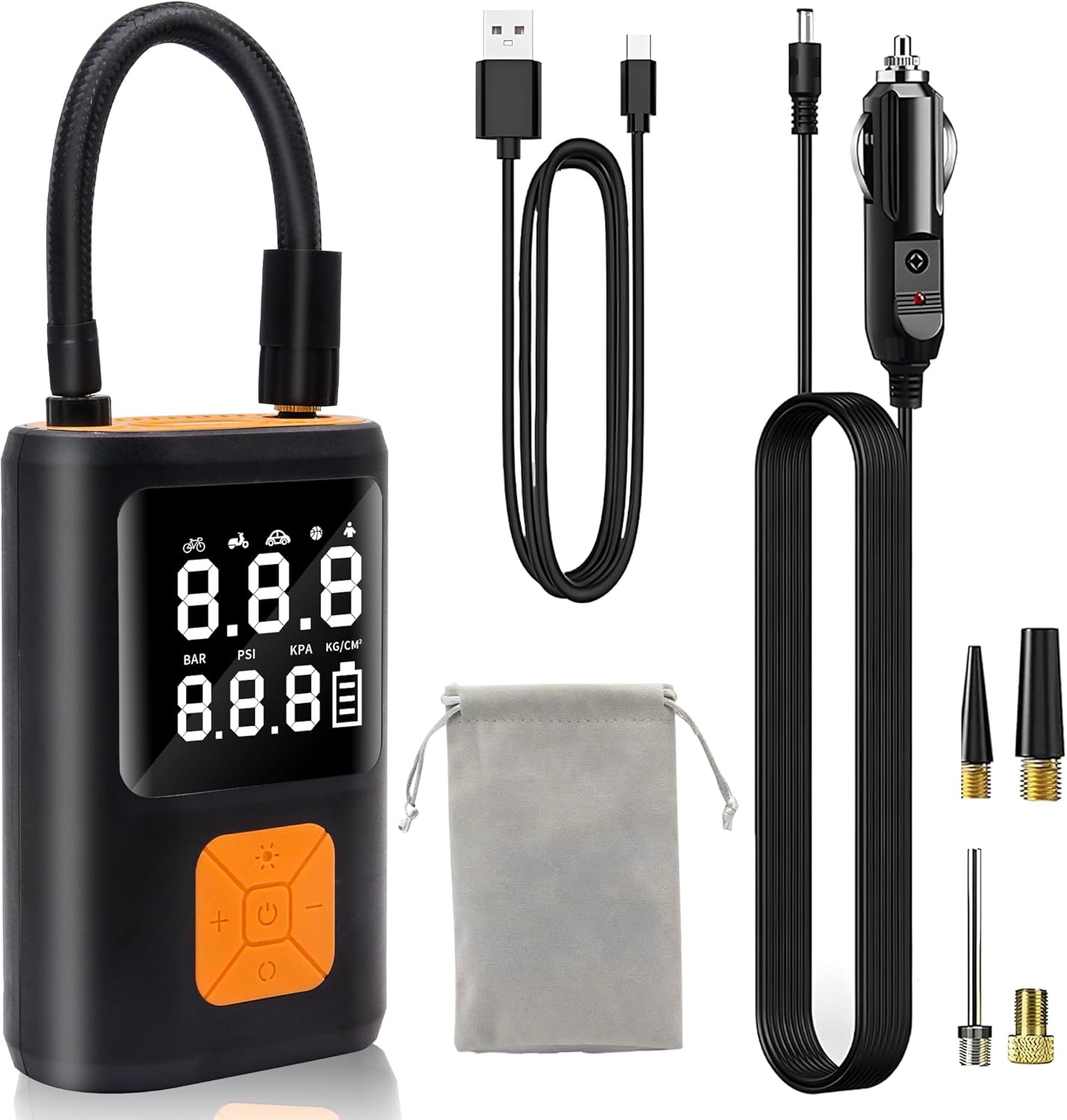 Fast Inflation 150PSI Cordless Tire Inflator - Keepulse