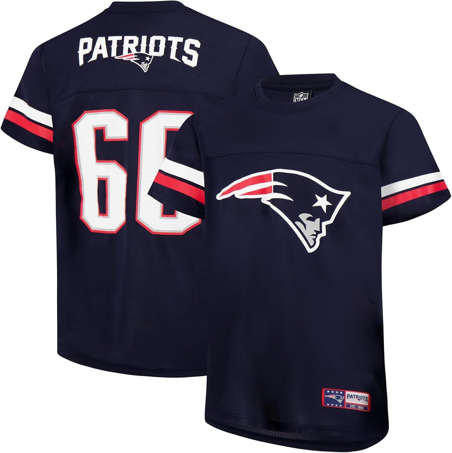 Ultra Game Boy's Mesh Vintage Jersey Tee Shirt for NFL Fans