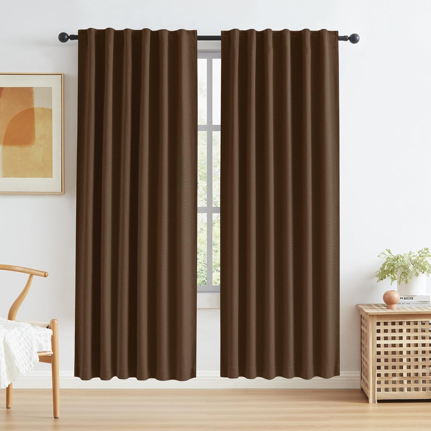 Full Blackout Curtains for Complete Darkness and Privacy