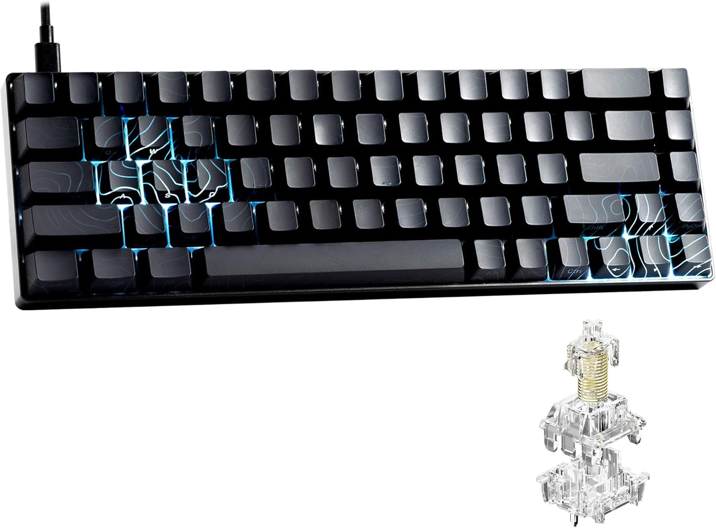 XVX HE68 Max Rapid Trigger Keyboard for Gaming and Typing
