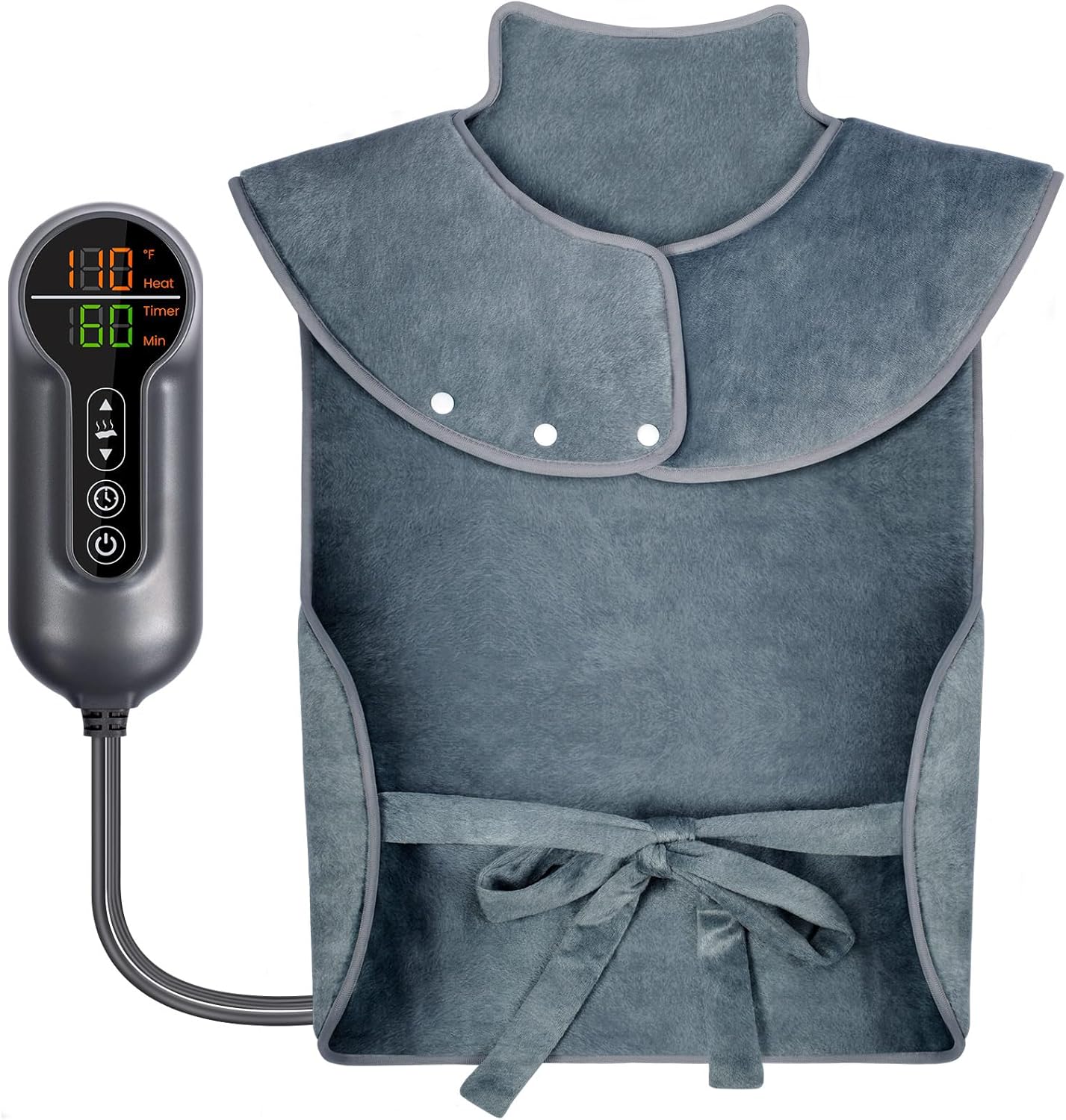 Large Electric Heating Pad for Back Pain Relief and Comfort