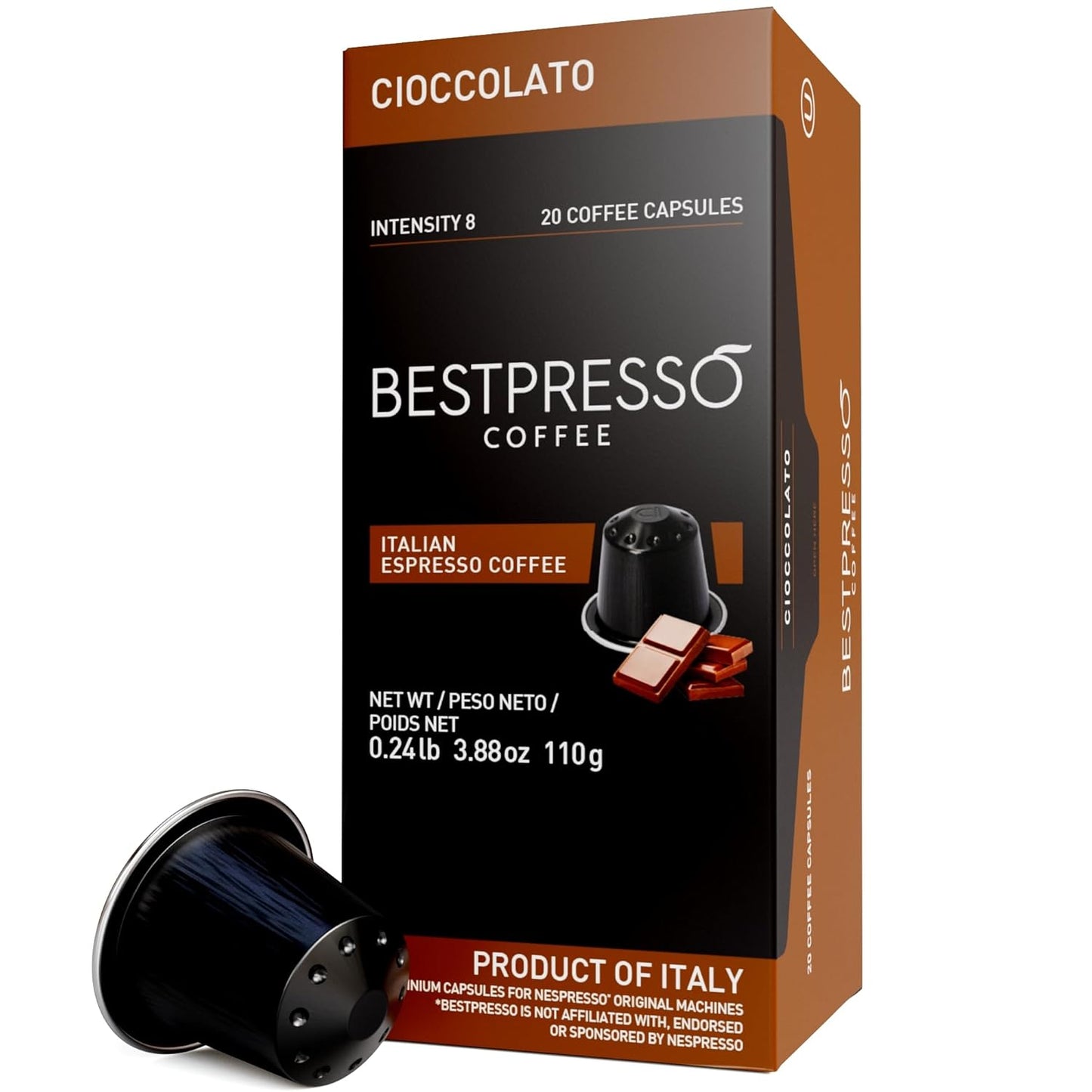 Bestpresso Coffee Pods for Nespresso Original Machines - 120 Count