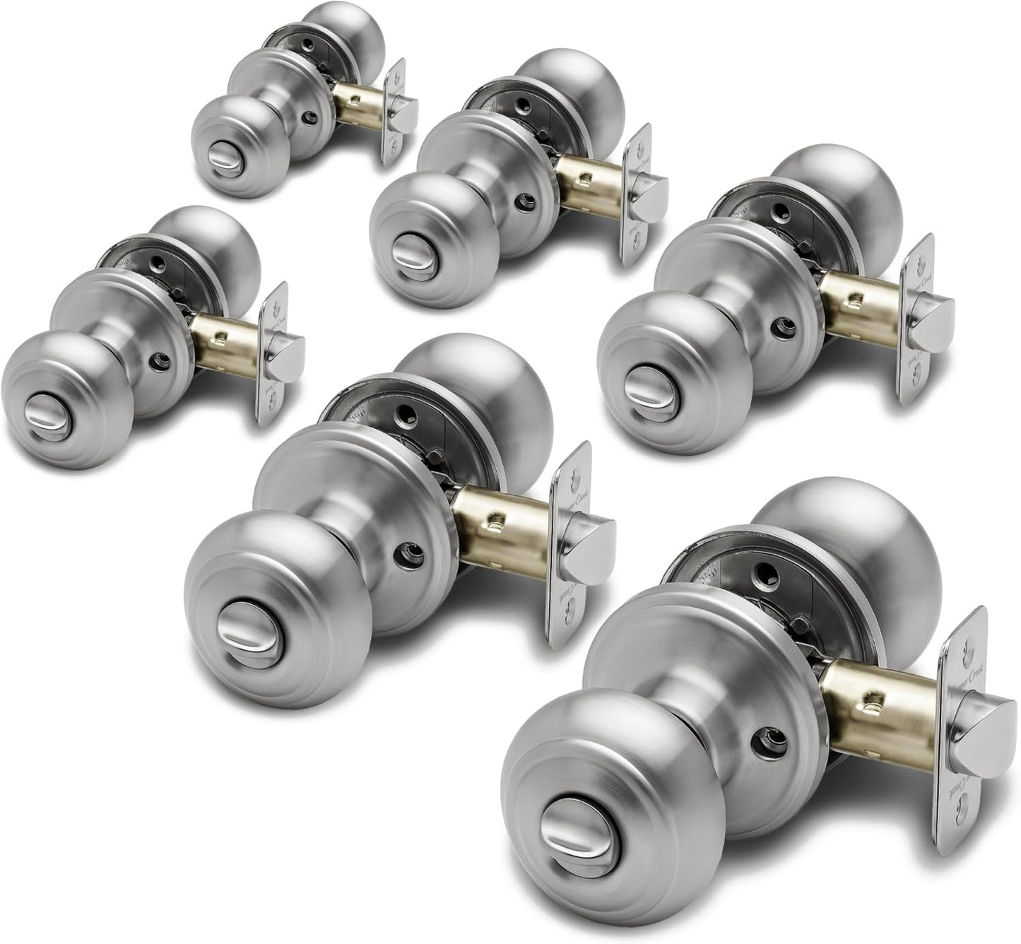 Copper Creek Colonial Privacy Interior Door Knob for Modern Homes