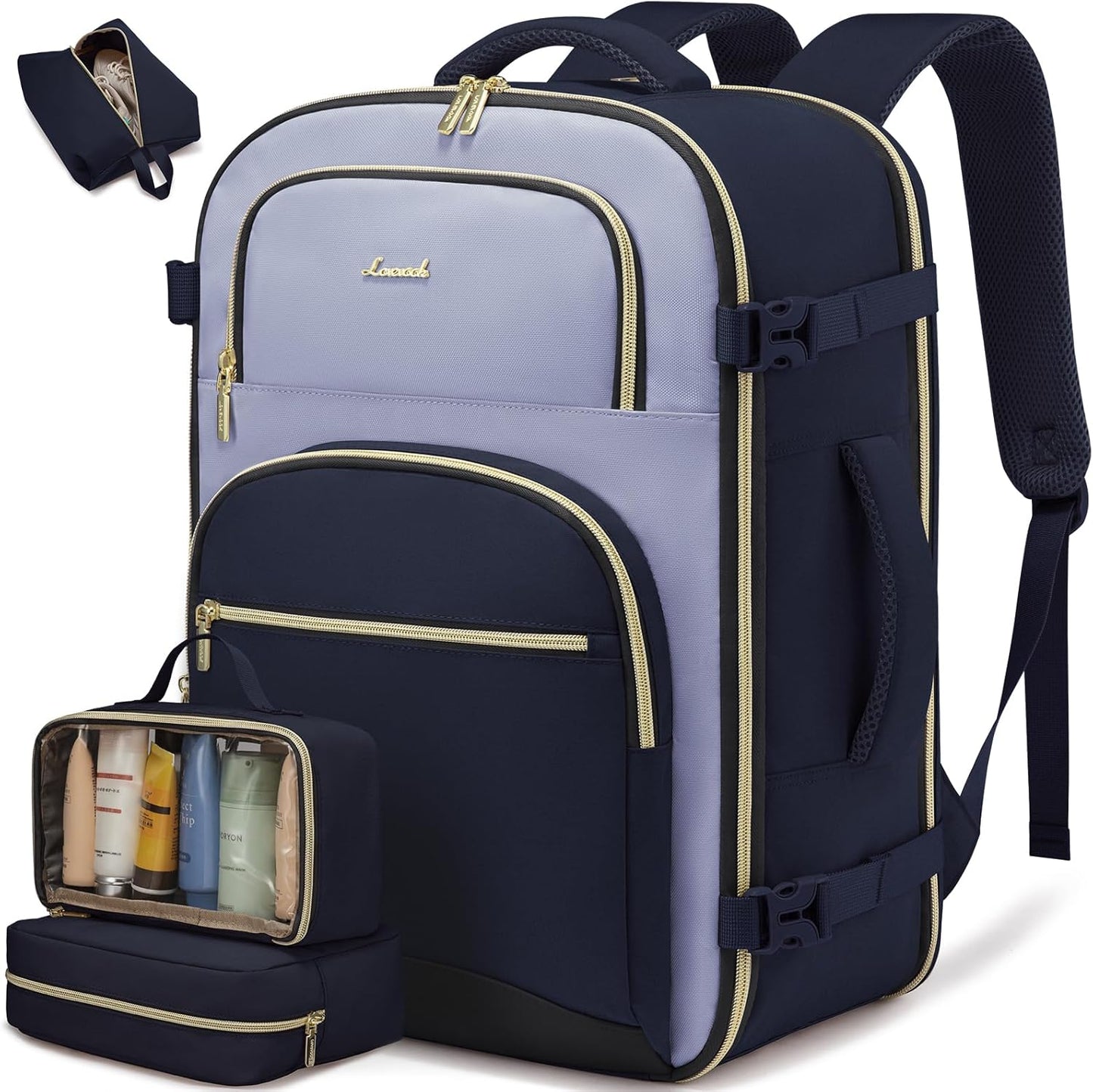 LOVEVOOK Travel Essentials Carry on Backpack for All Travelers