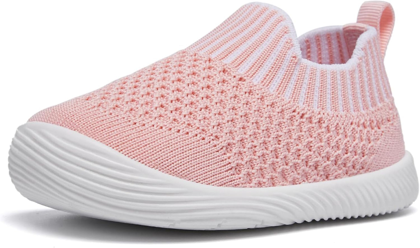 MORENDL Baby Toddler Walking Socks Non-Slip Breathable Sneakers