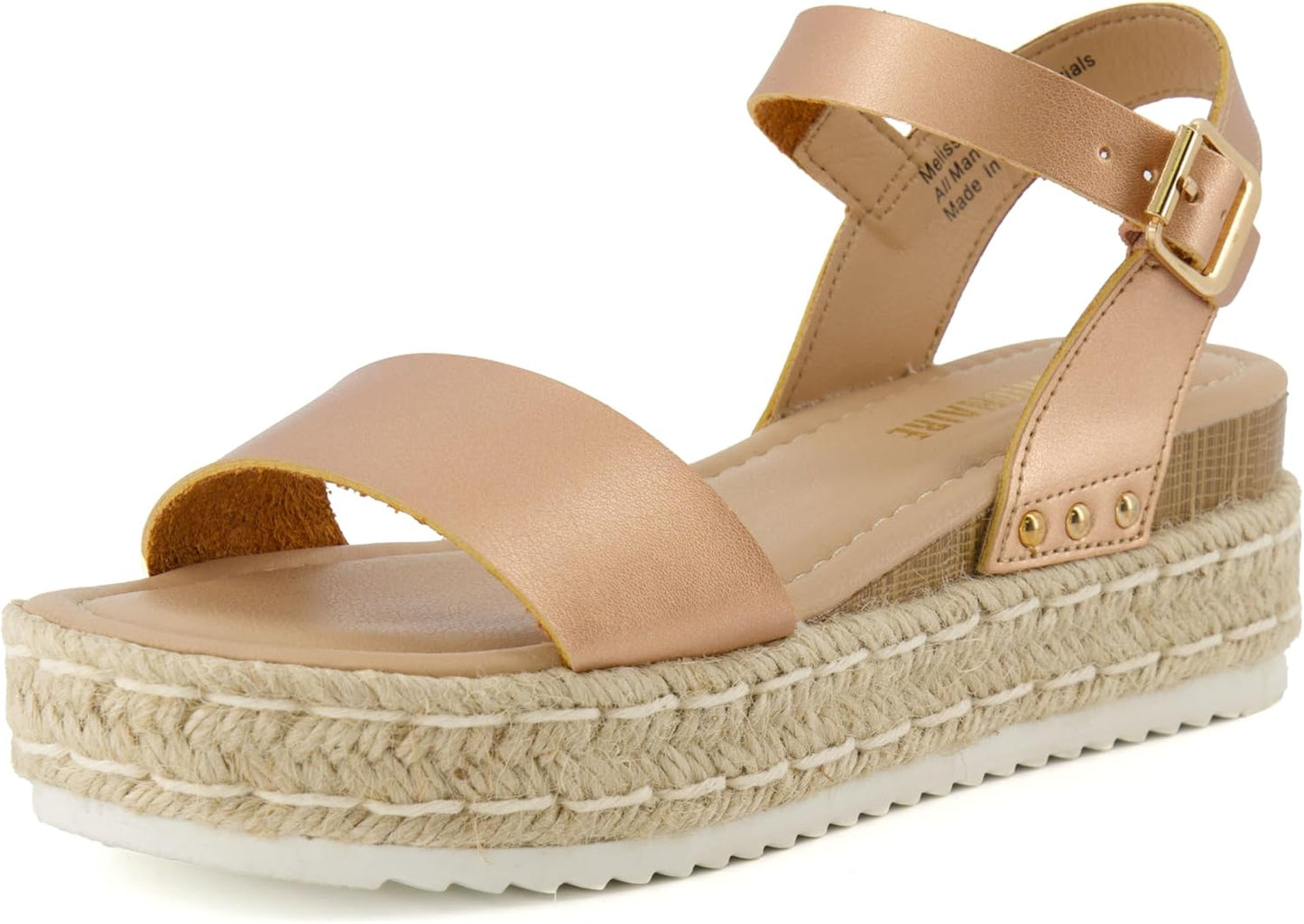 CUSHIONAIRE Melissa Espadrille Platform Sandals for Women