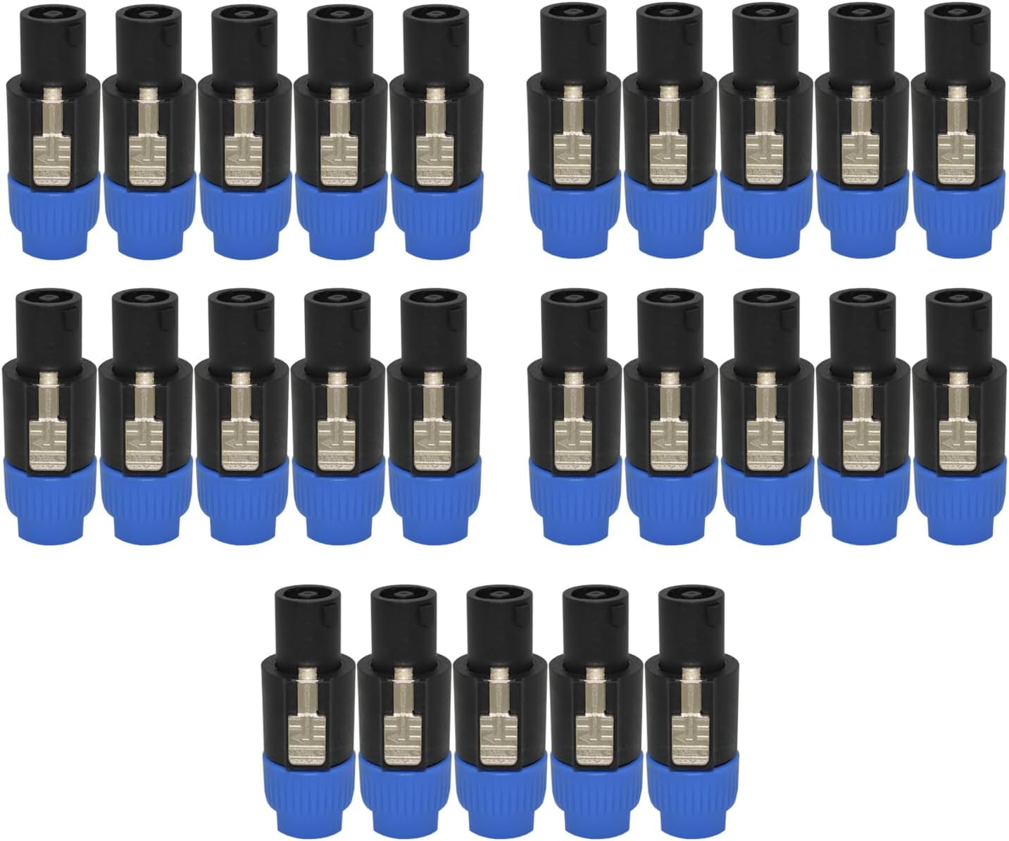 High-Quality Speakon Connector 25 Pack for Audio Speakers