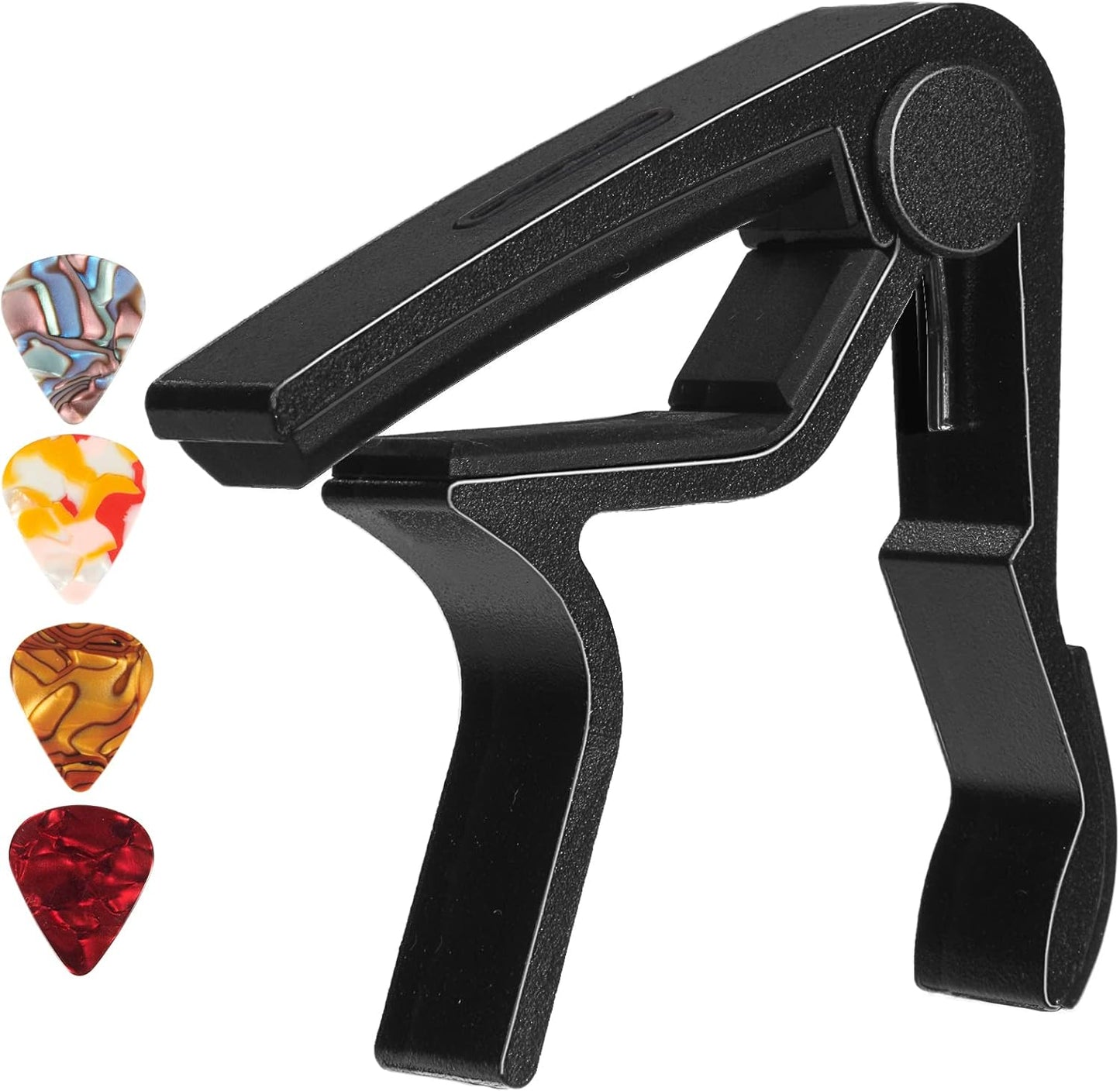 LALAOKS Guitar Capo: Holds Picks, Fits Various Instruments!