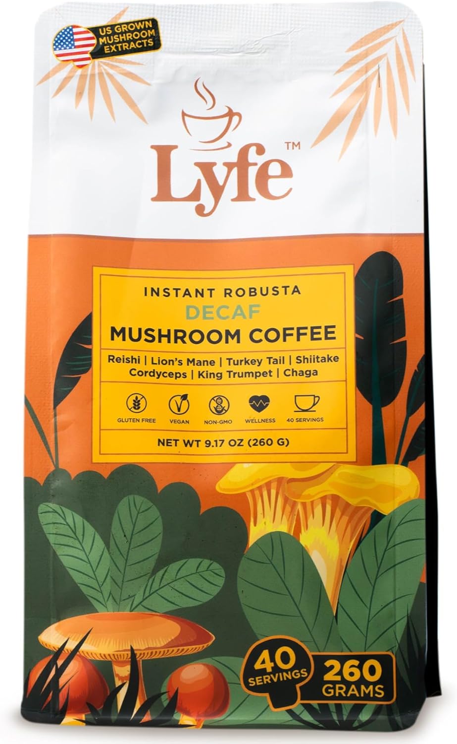 Immune Boosting Decaf Mushroom Coffee