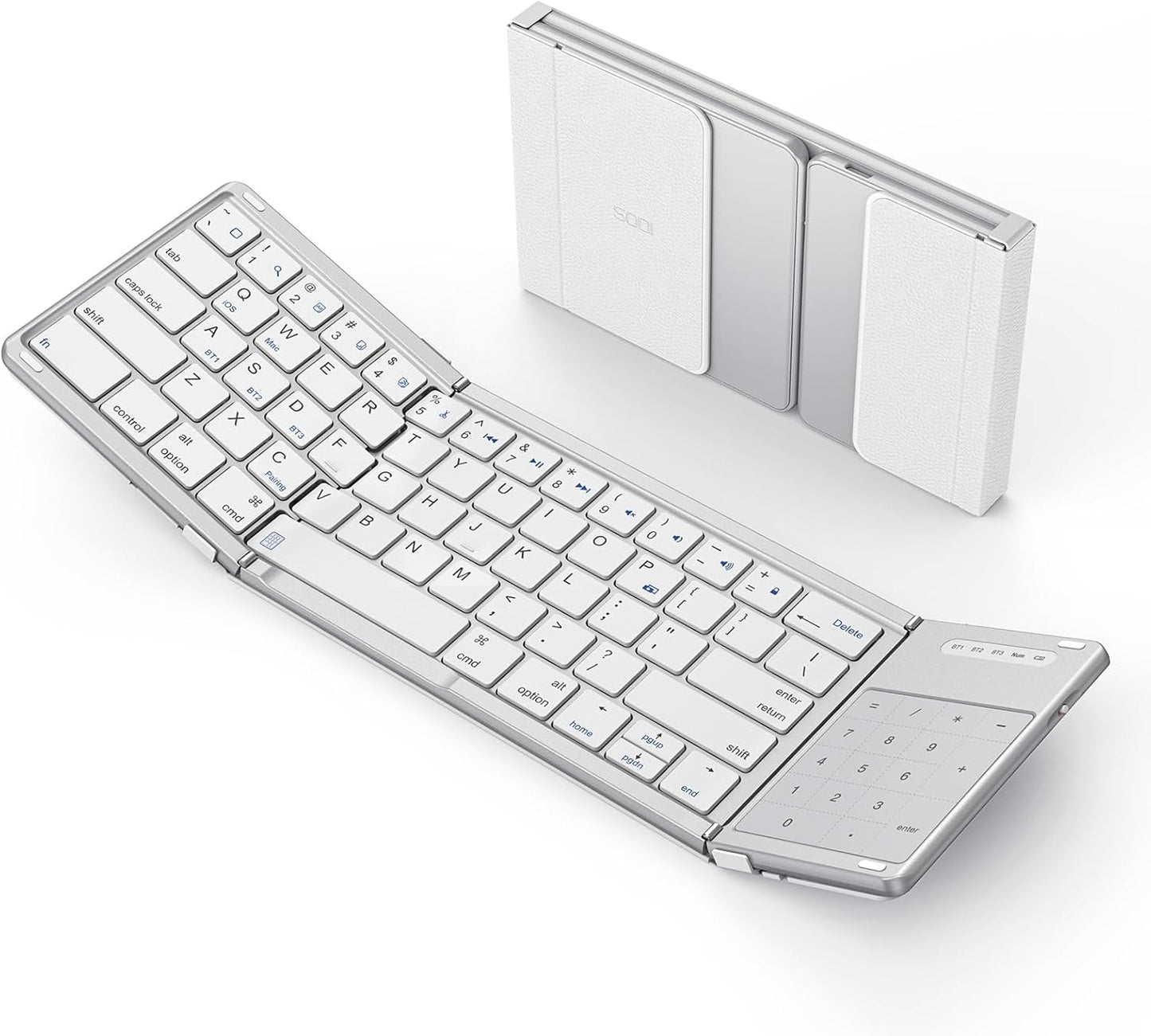 SODI Bi-Folding Wireless Keyboard: Portable Touchpad