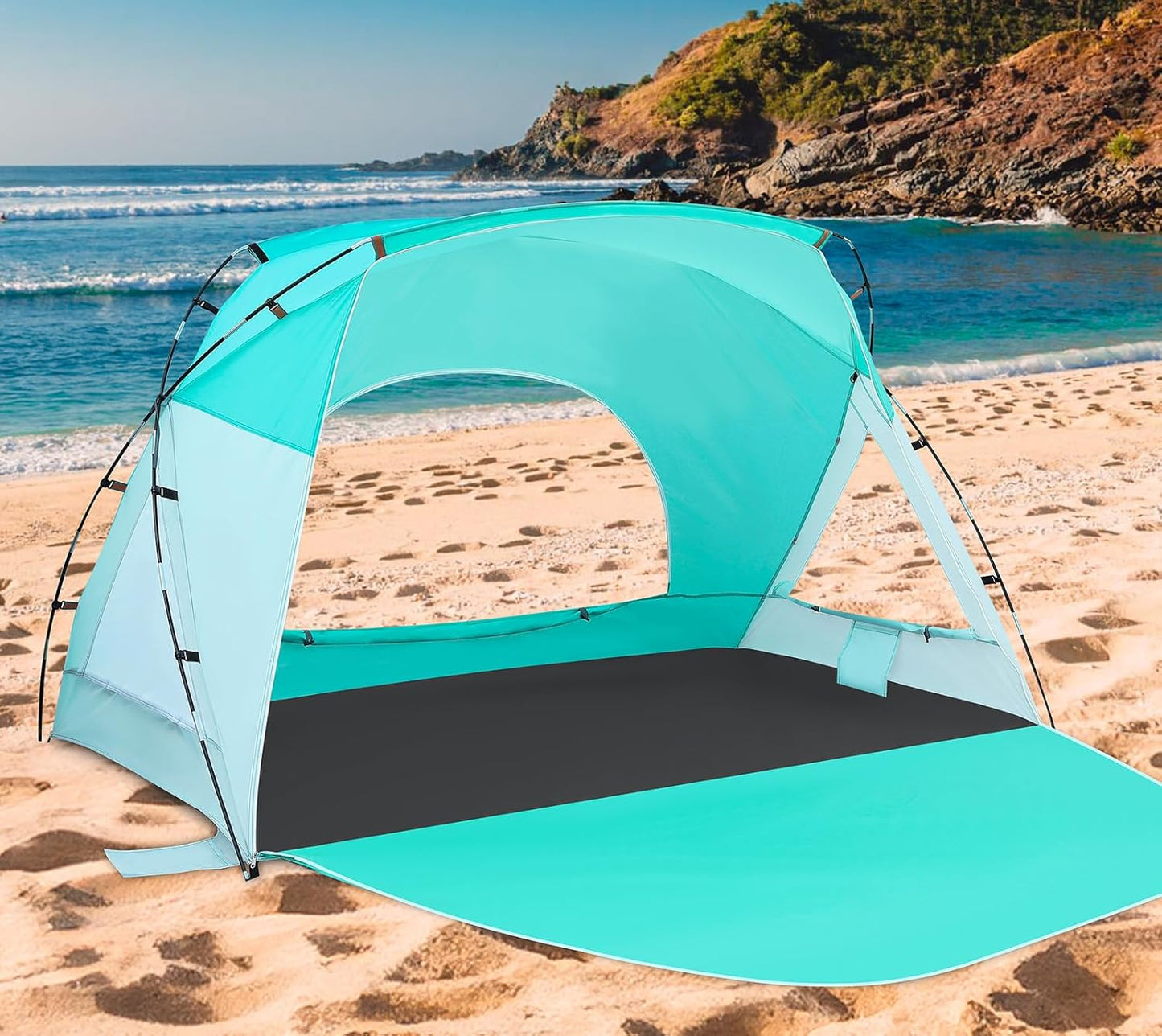 Etto Beach Tent with UPF 50+ Protection for Family Fun