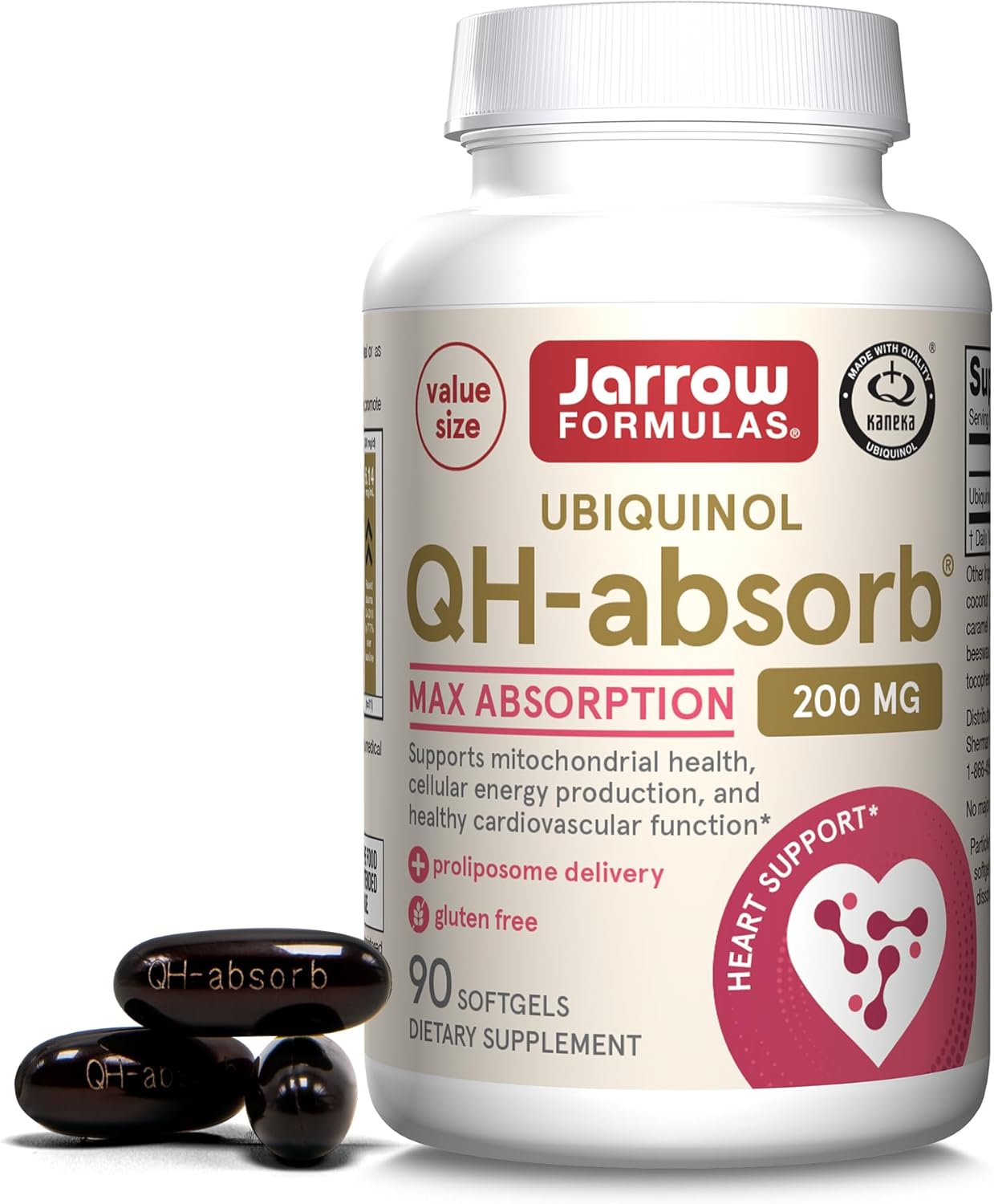 CoQ10 200mg Softgels for Cardiovascular Health - 90 Count