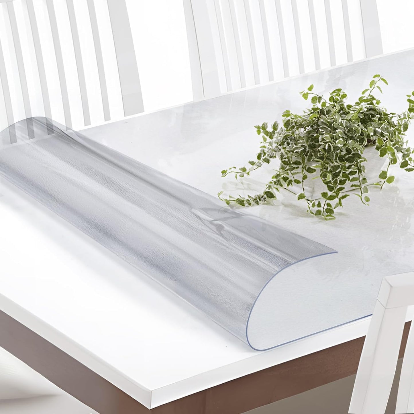 Vicwe Frosted Table Protector 36 x 66 Inch for Dining Room