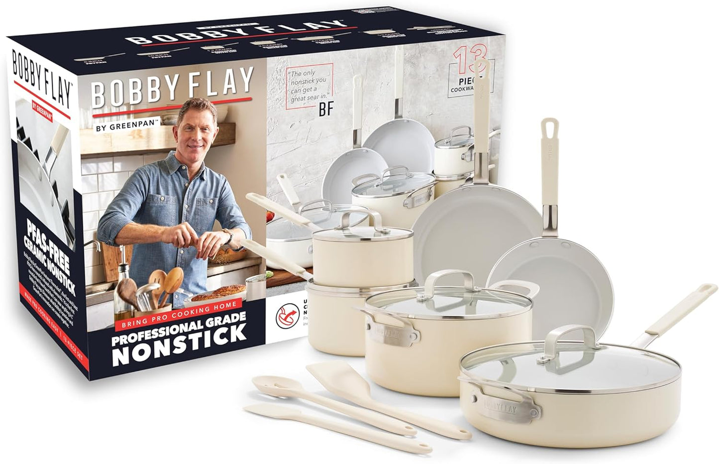 GreenPan x Bobby Flay 13 Piece Nonstick Cookware Set Review