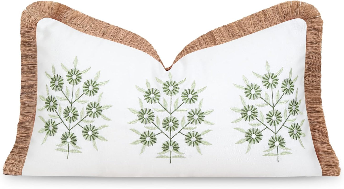 Hofdeco Premium Coastal Indoor Outdoor Lumbar Pillow Cover