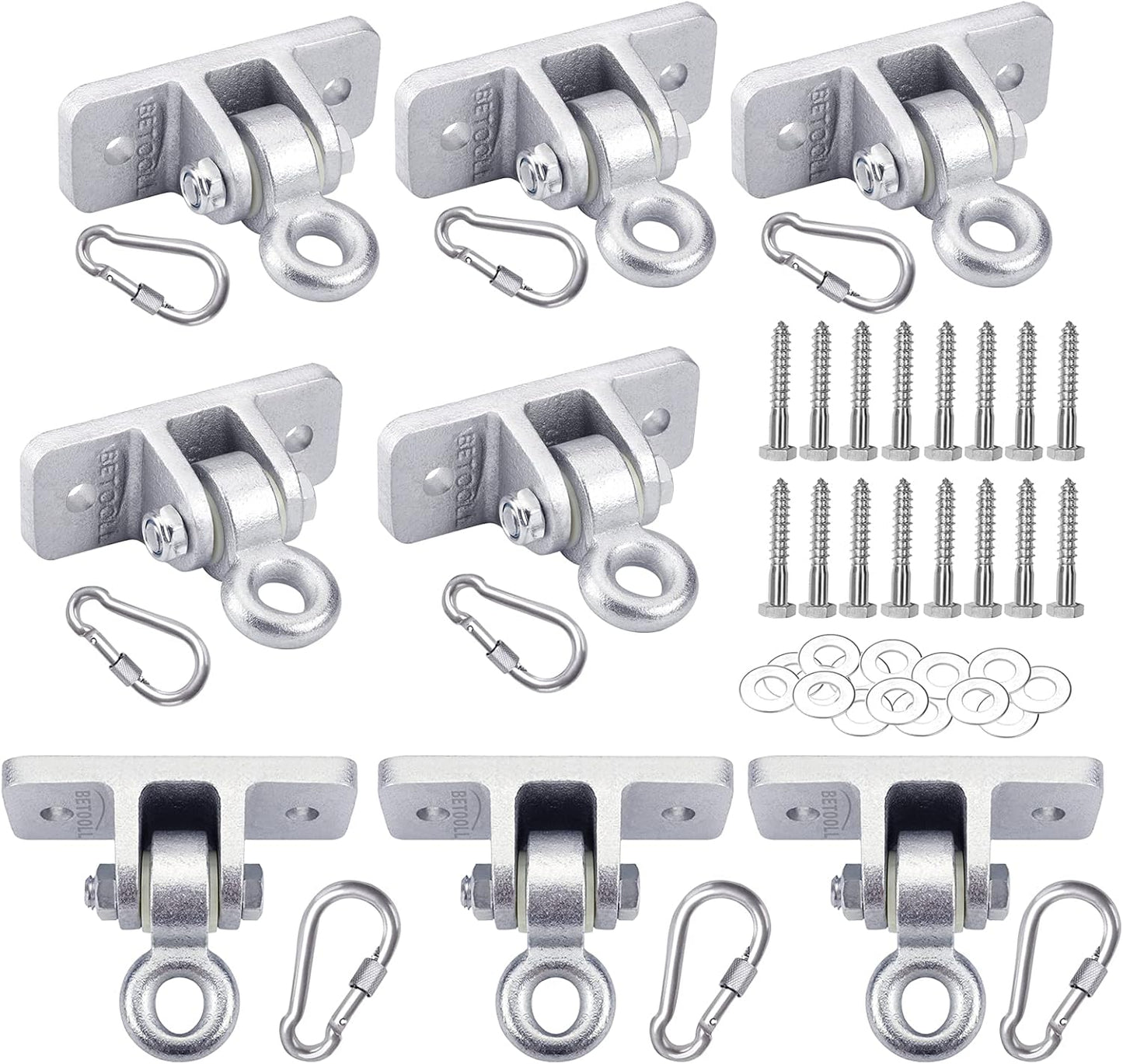 BETOOLL Heavy Duty Swing Hangers for Wooden Swing Sets