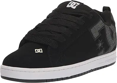 DC Men's Court Graffik Casual Low Top Skate Shoe for Comfort