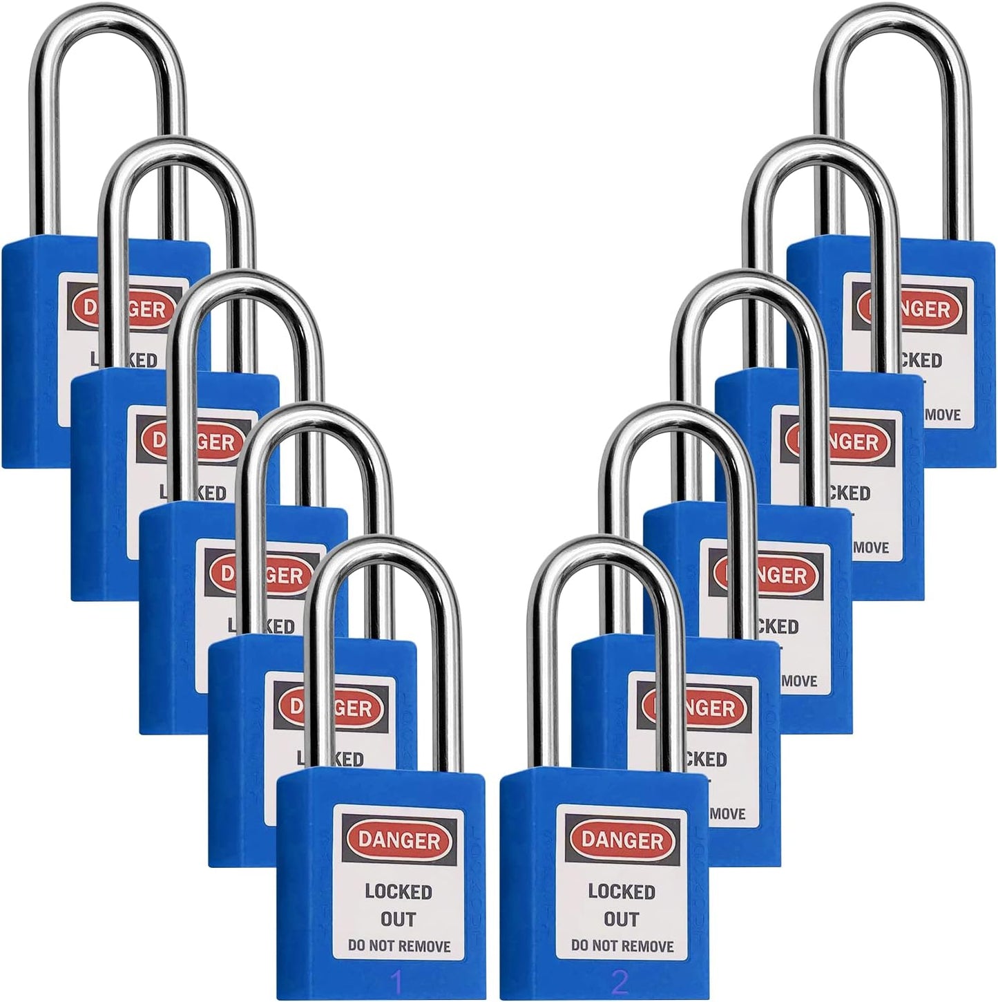Lockout Tagout Locks for Safety - Keyed Differently LOTO Device