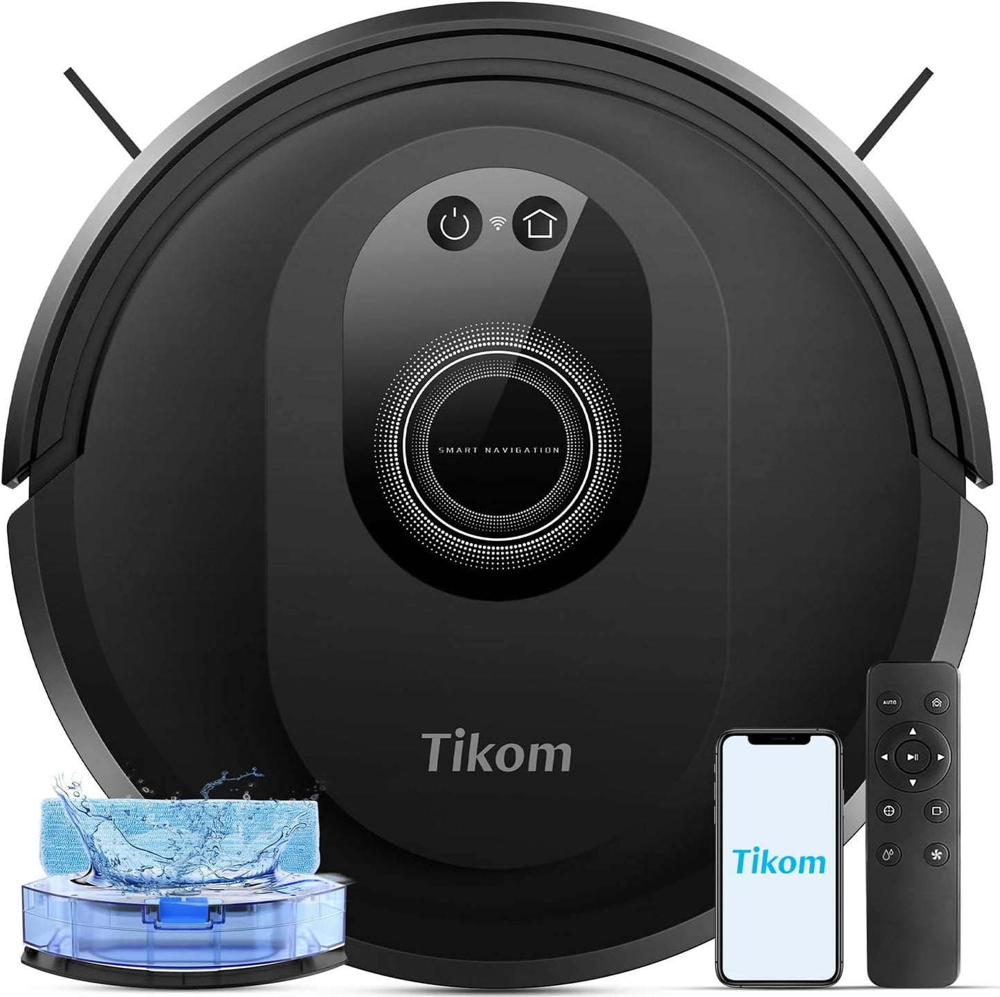 Tikom Robot Vacuum and Mop Combo for Effortless Cleaning