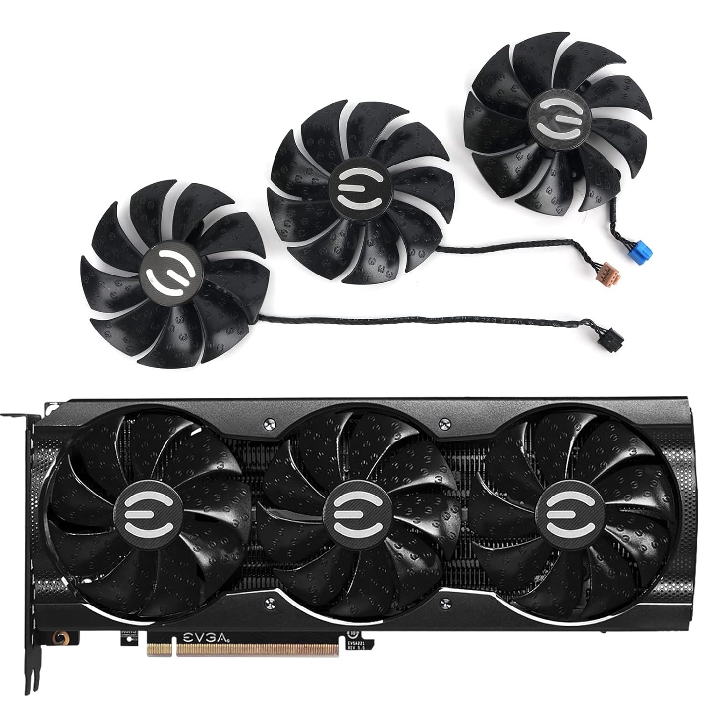 87mm 12V 0.55A 4Pin Graphics Card Fans for EVGA RTX Series